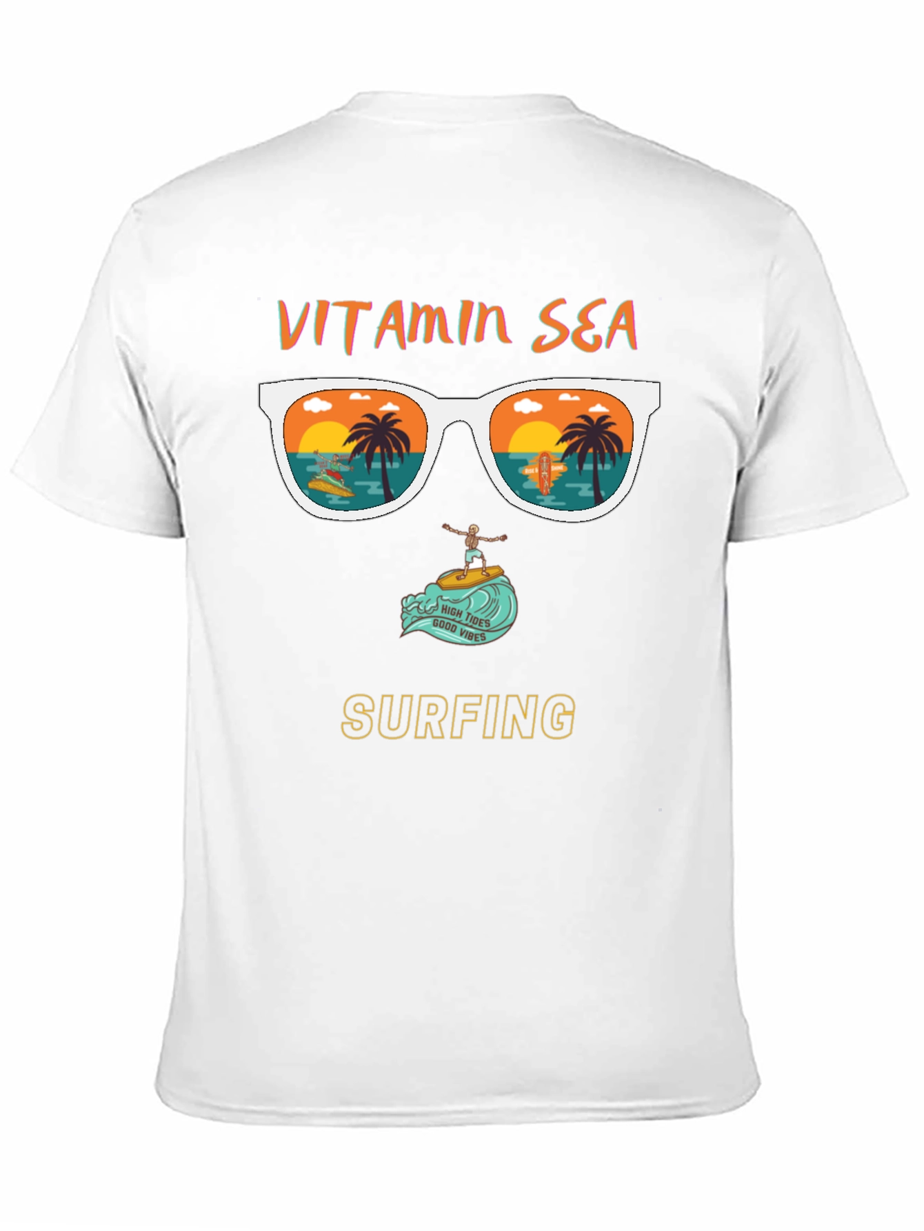 Vitamin Sea Surfing Graphic T-Shirt