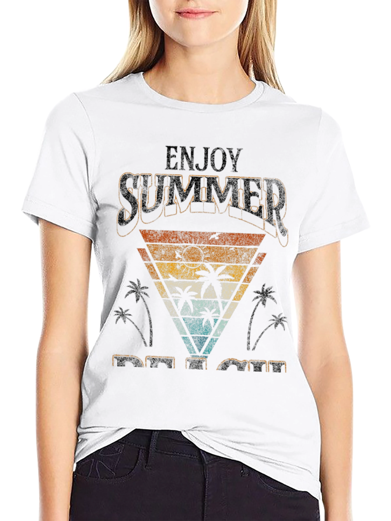 Retro Summer Beach T-Shirt - Vacation Vibes