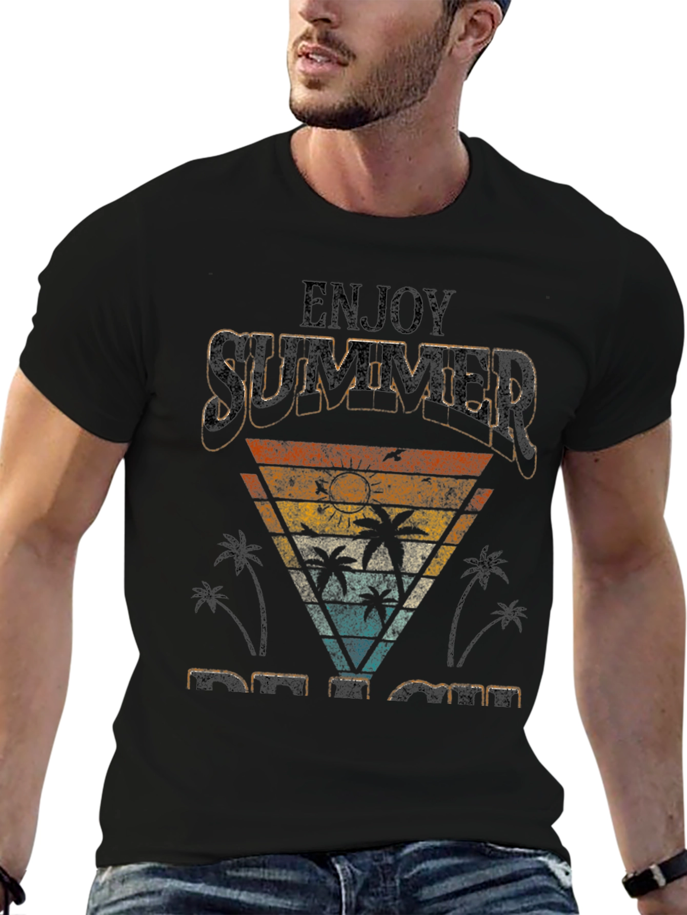 Retro Summer Beach T-Shirt - Vacation Vibes