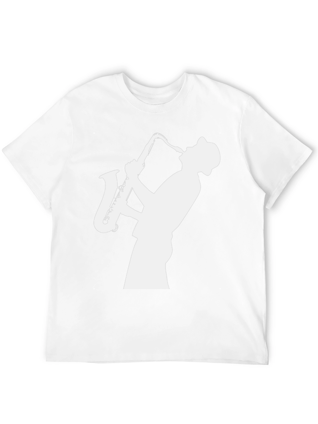 Cool Saxophone Player Graphic Tee - Stylish Musician T-Shirt