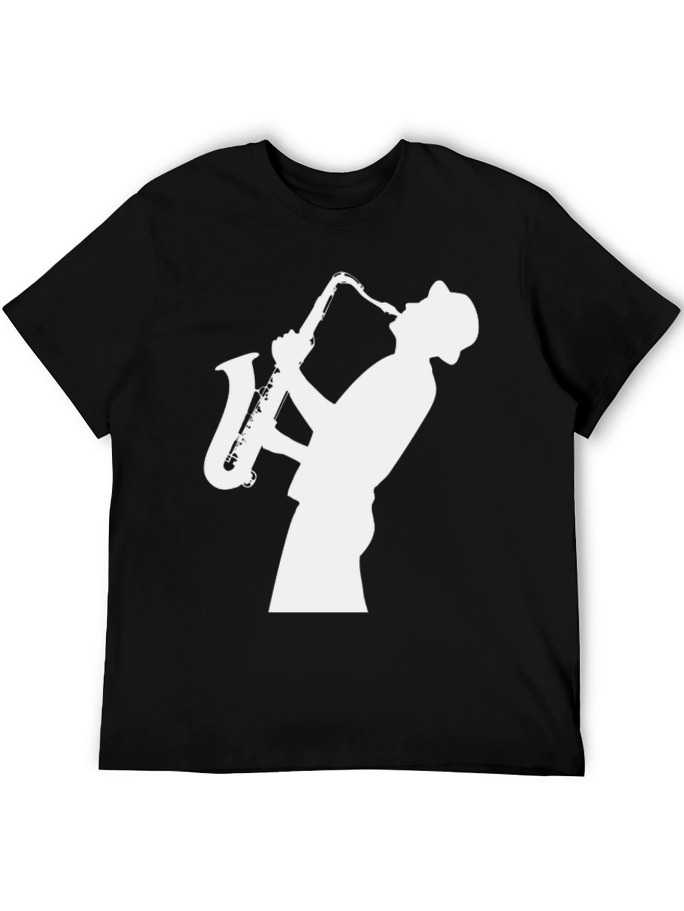 Cool Saxophone Player Graphic Tee - Stylish Musician T-Shirt