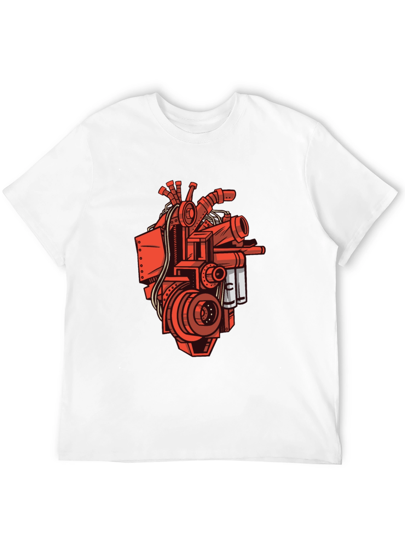 Mechanical Heart Graphic T-Shirt