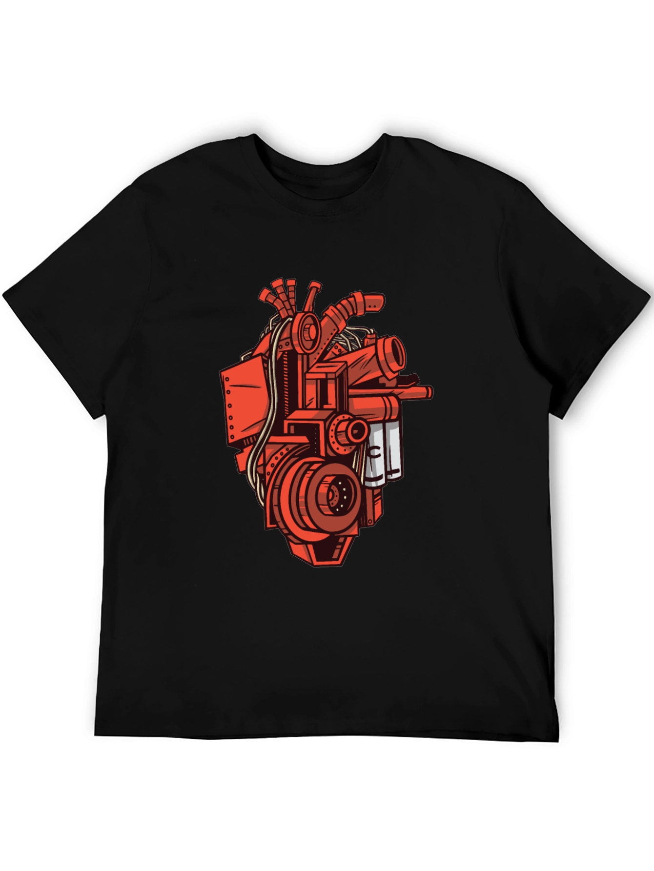 Mechanical Heart Graphic T-Shirt