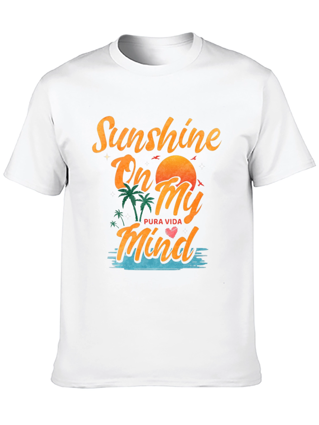 Sunshine On My Mind Black Graphic Tee