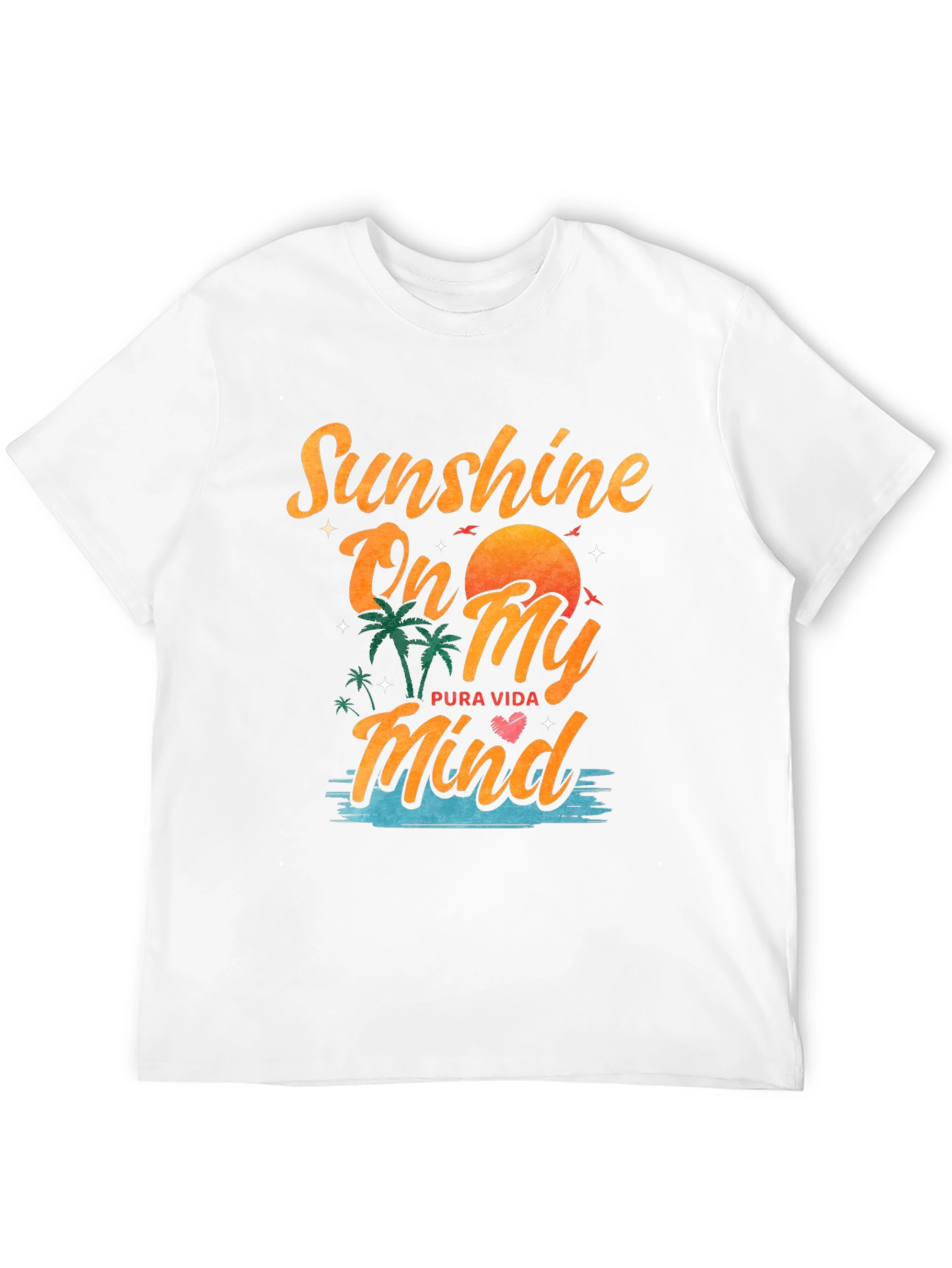 Sunshine On My Mind Black Graphic Tee