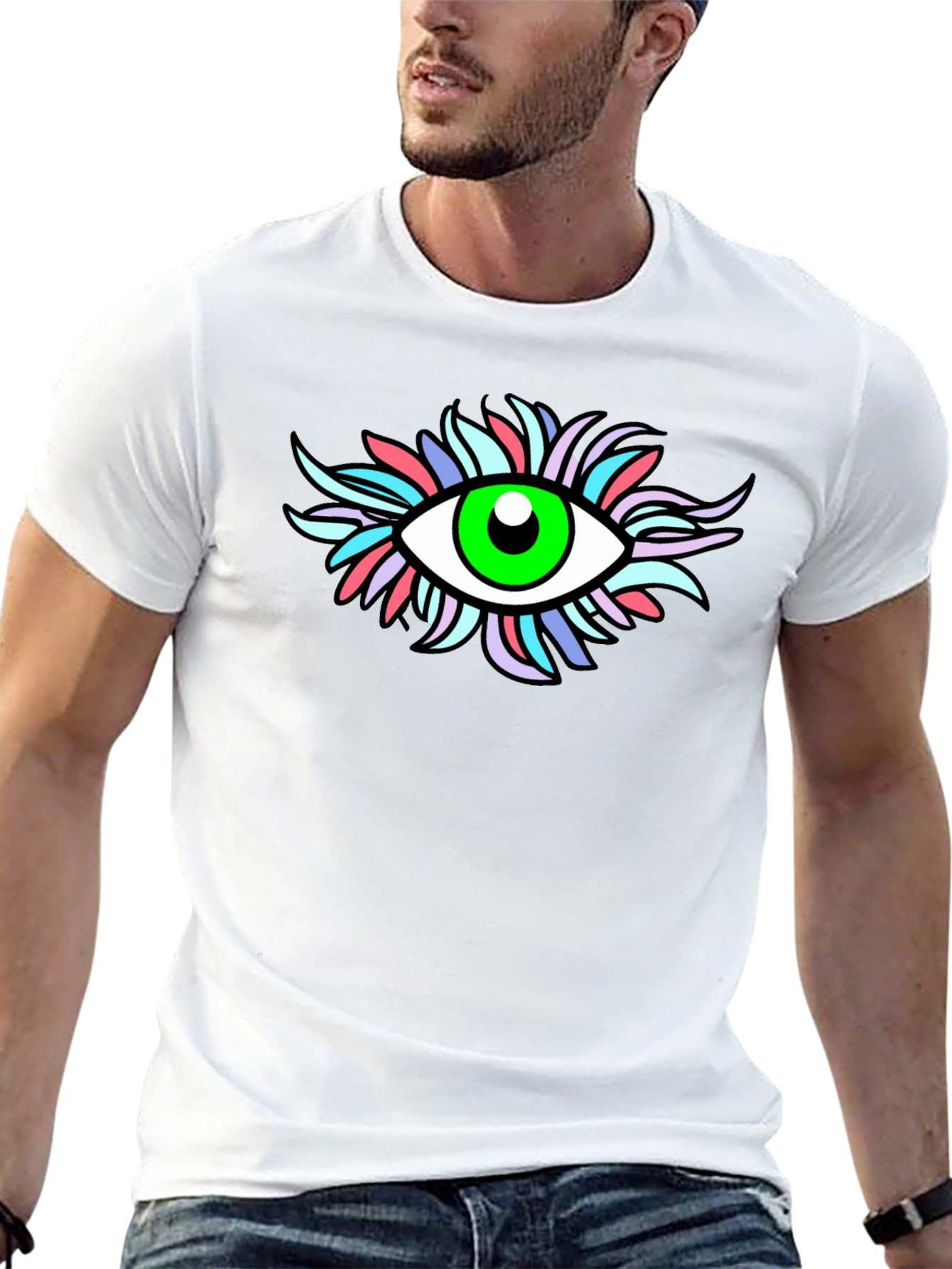 Eye See You Mens Black Tee