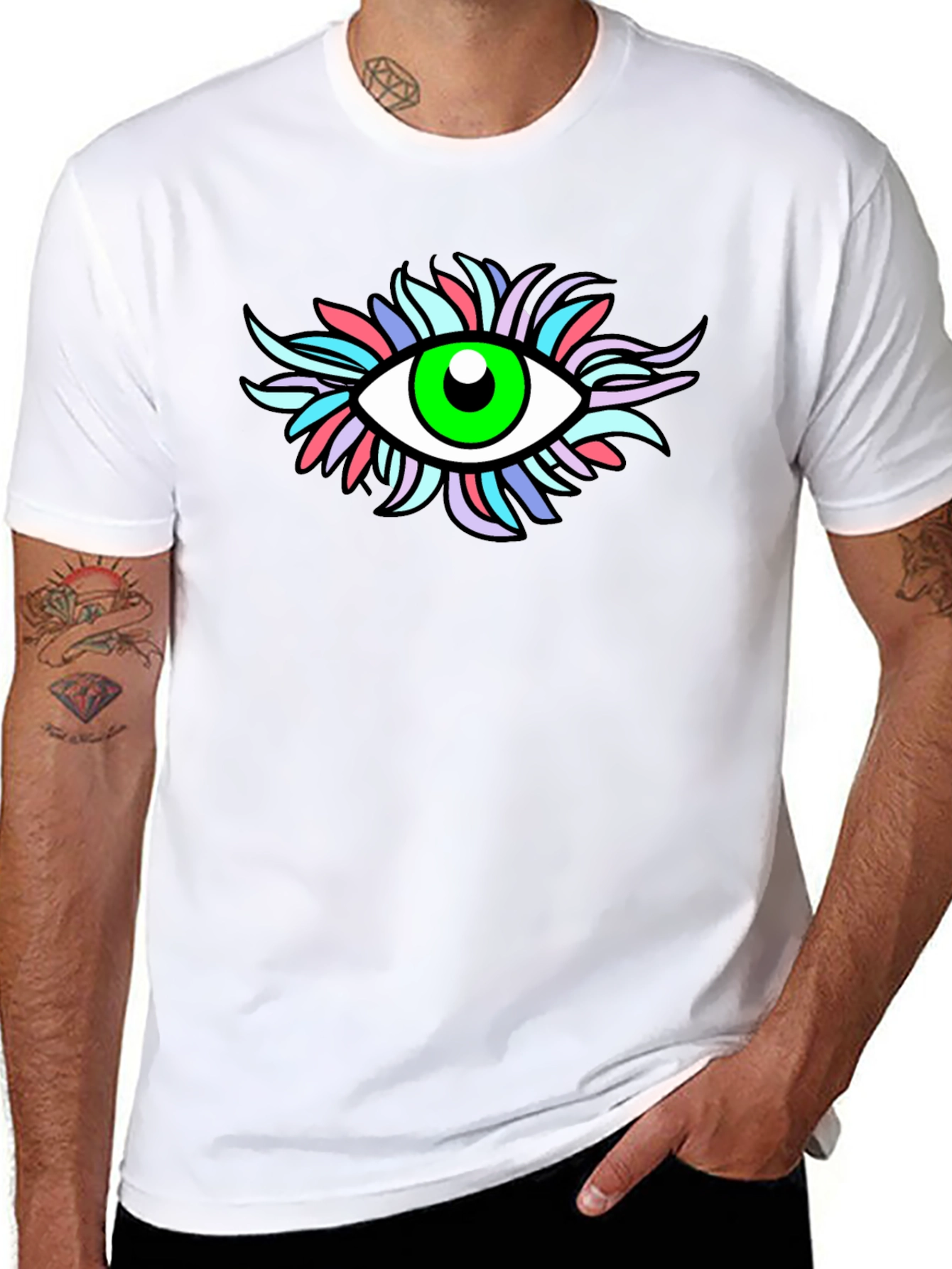 Eye See You Mens Black Tee