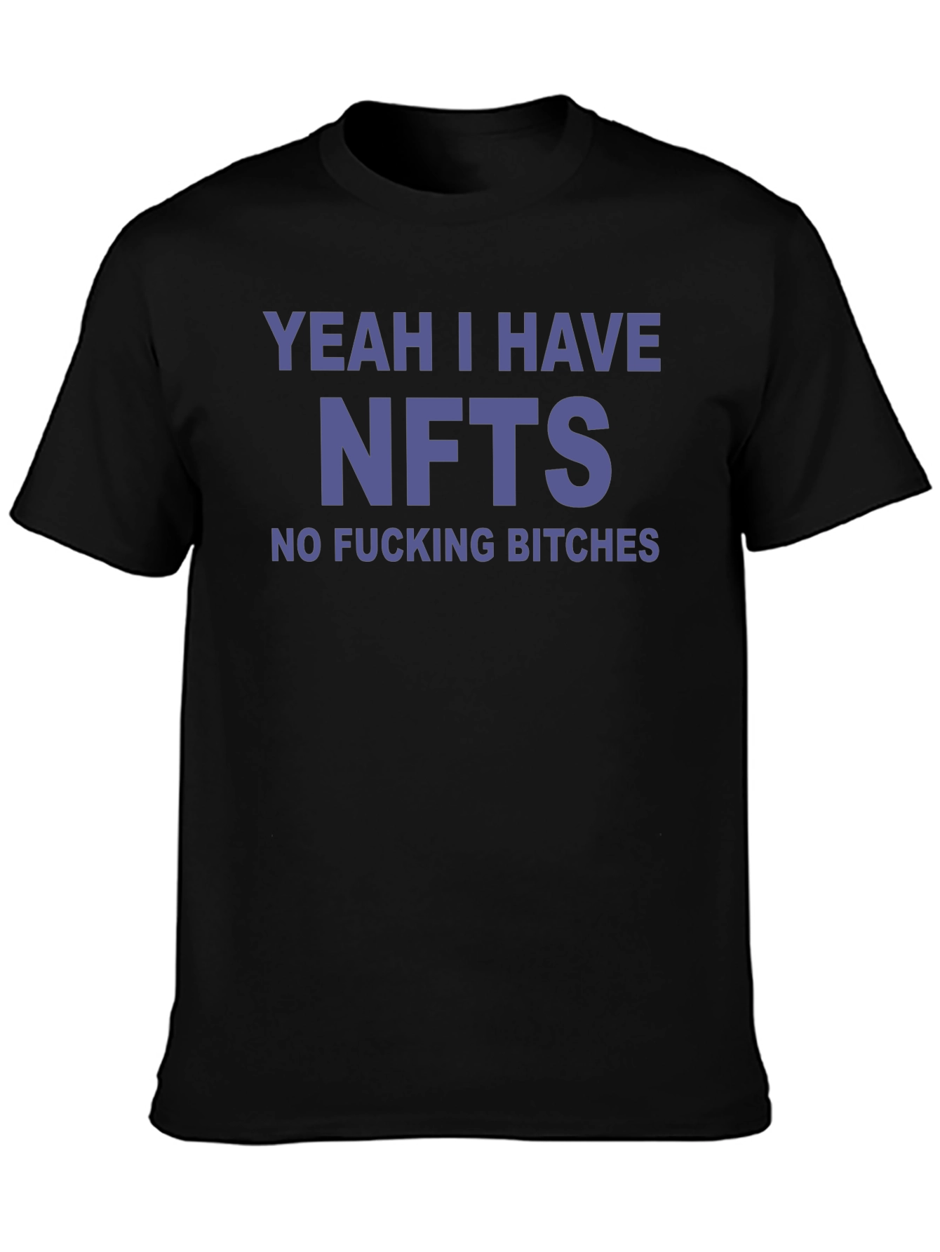 NFTs No Bitches Funny T-Shirt