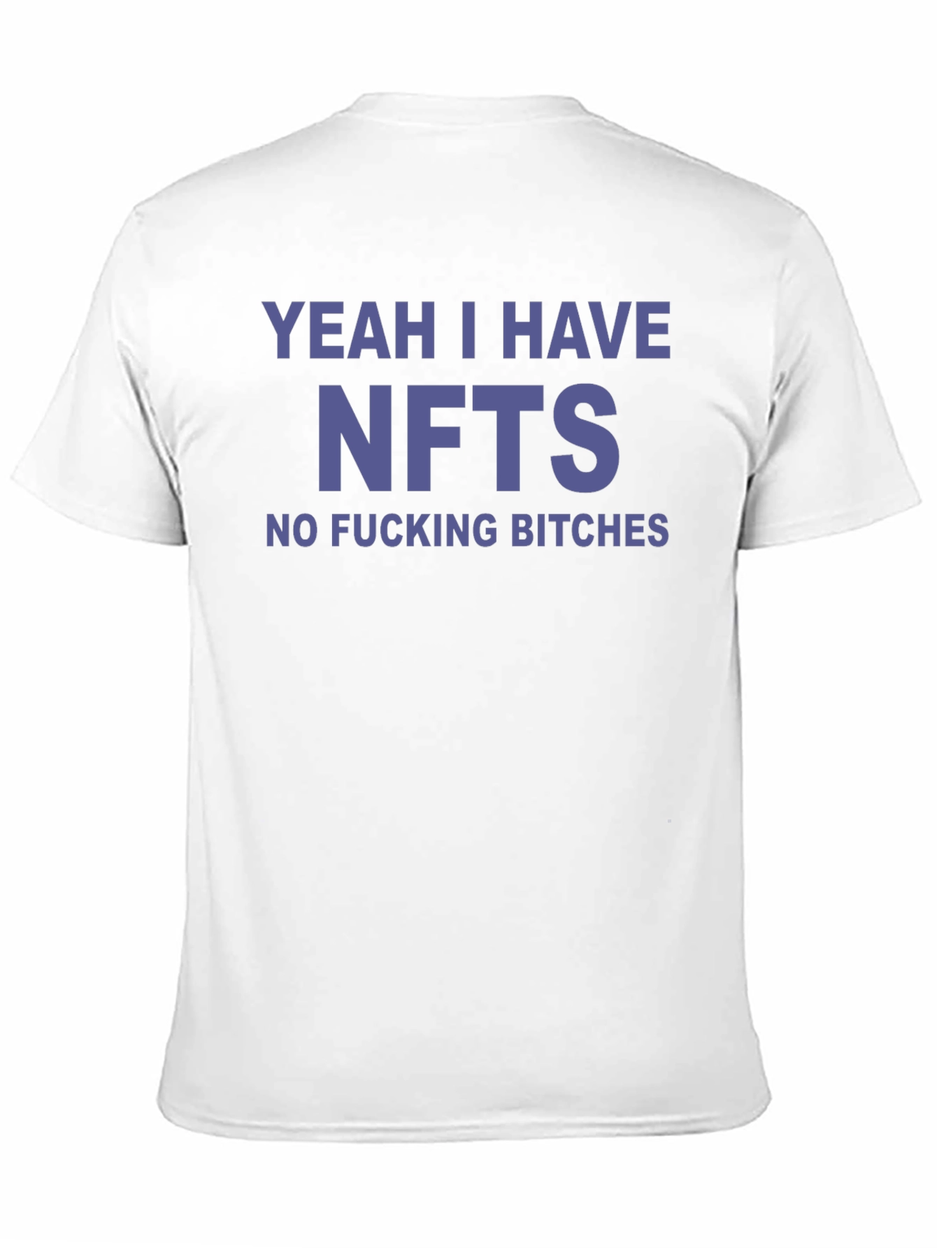 NFTs No Bitches Funny T-Shirt