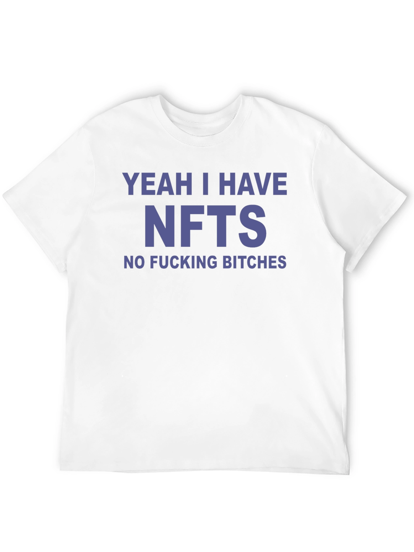 NFTs No Bitches Funny T-Shirt