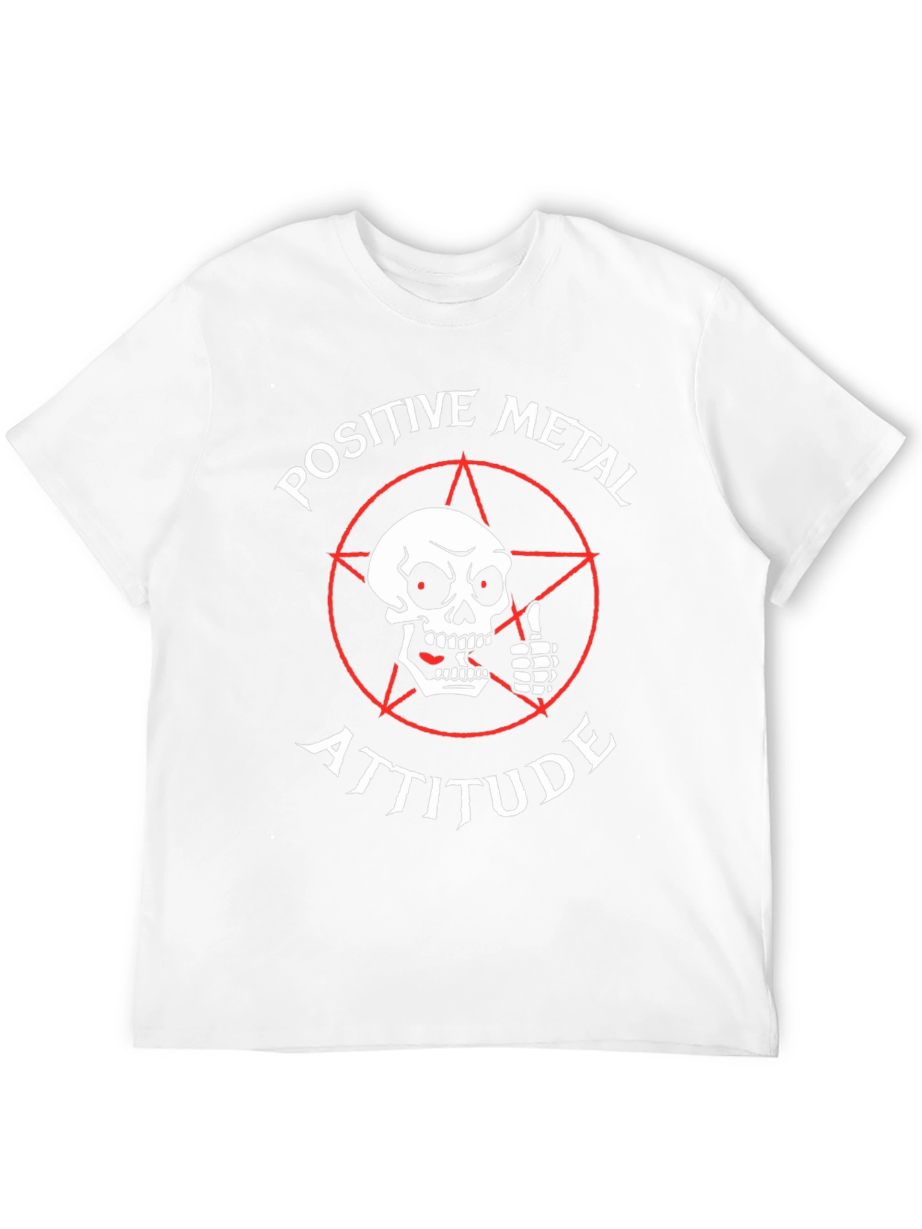 Positive Metal Attitude Graphic T-Shirt