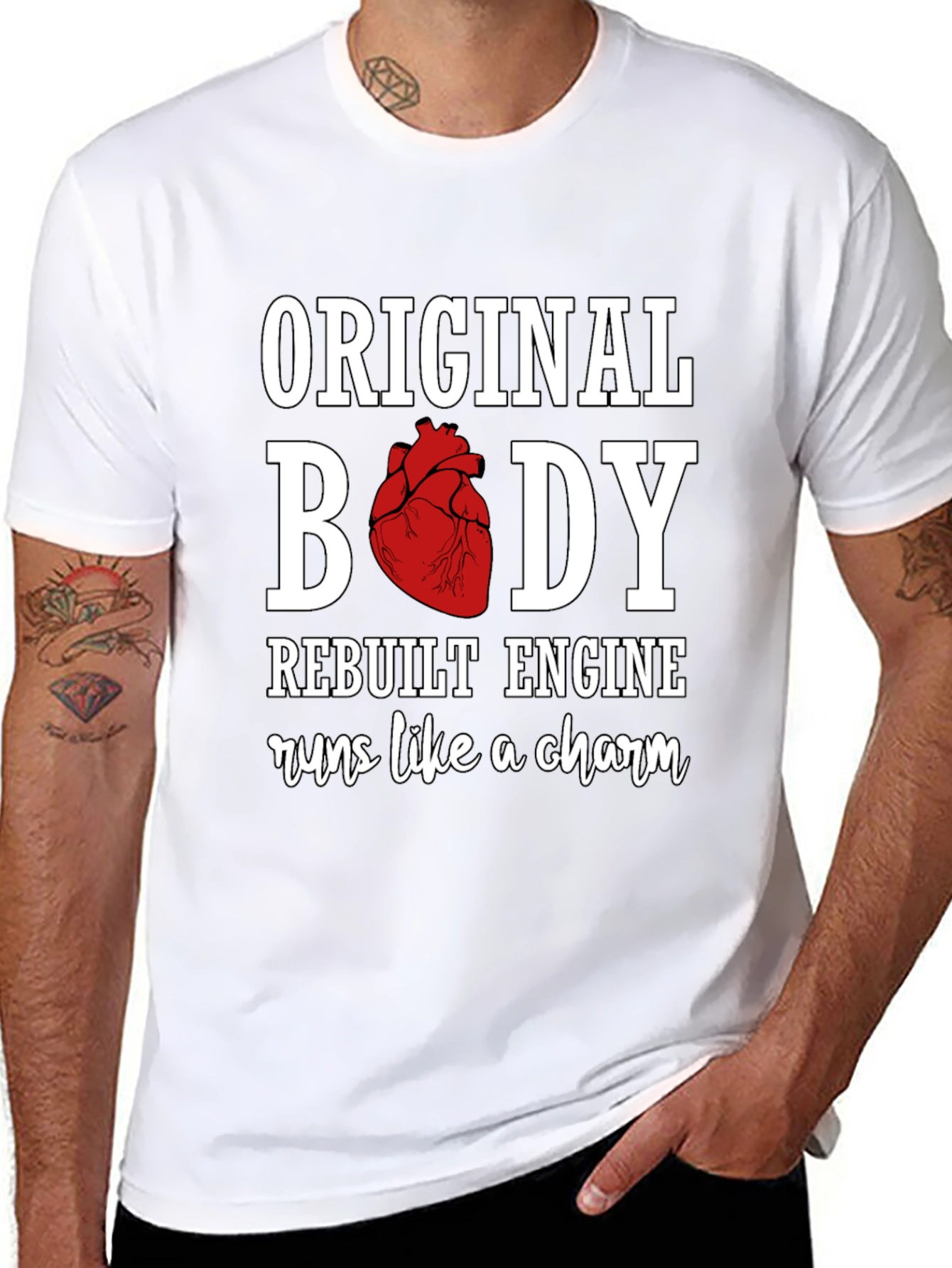 Original Body Rebuilt Engine Novelty T-Shirt