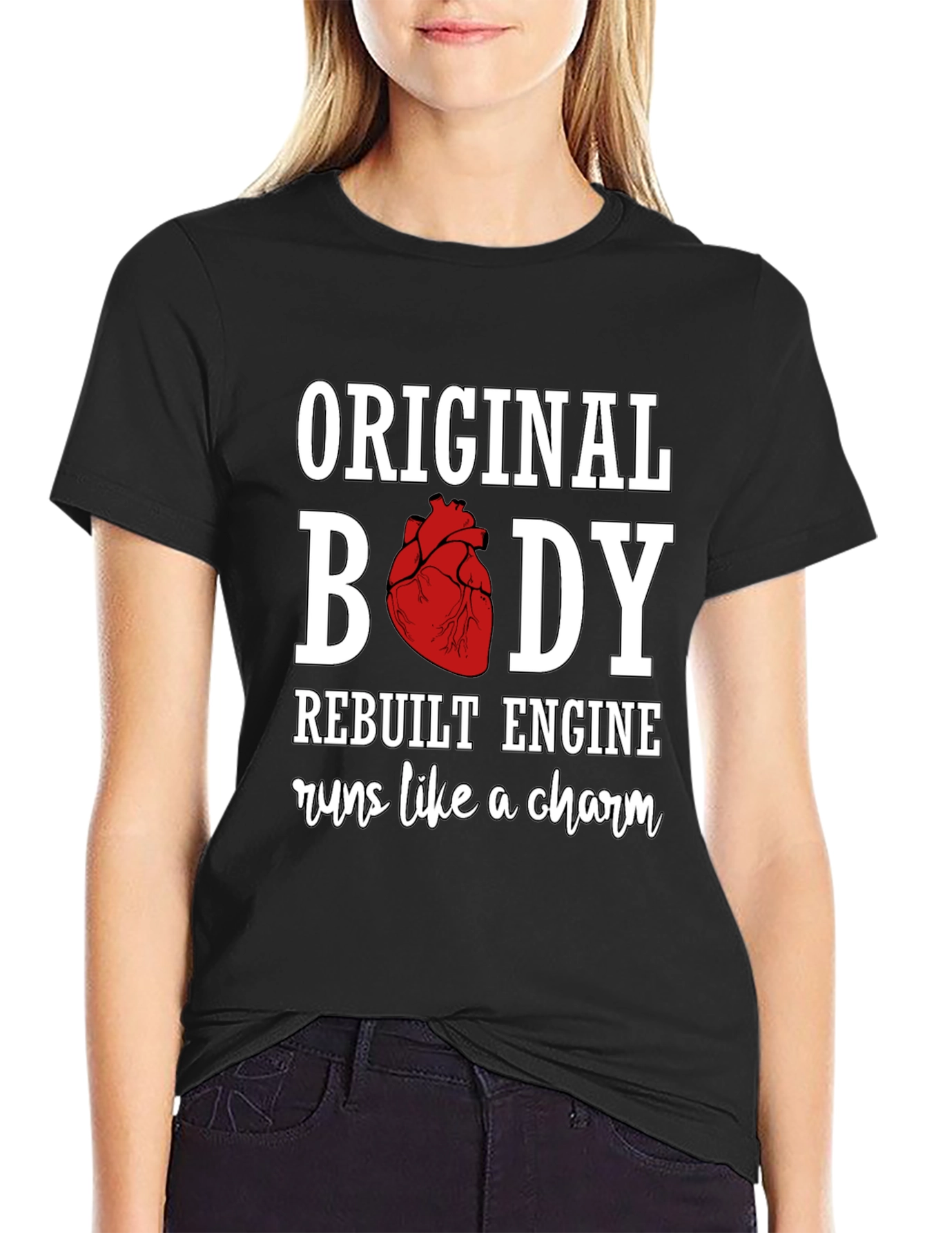 Original Body Rebuilt Engine Novelty T-Shirt