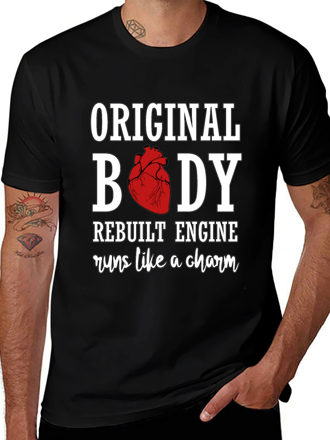 Original Body Rebuilt Engine Novelty T-Shirt