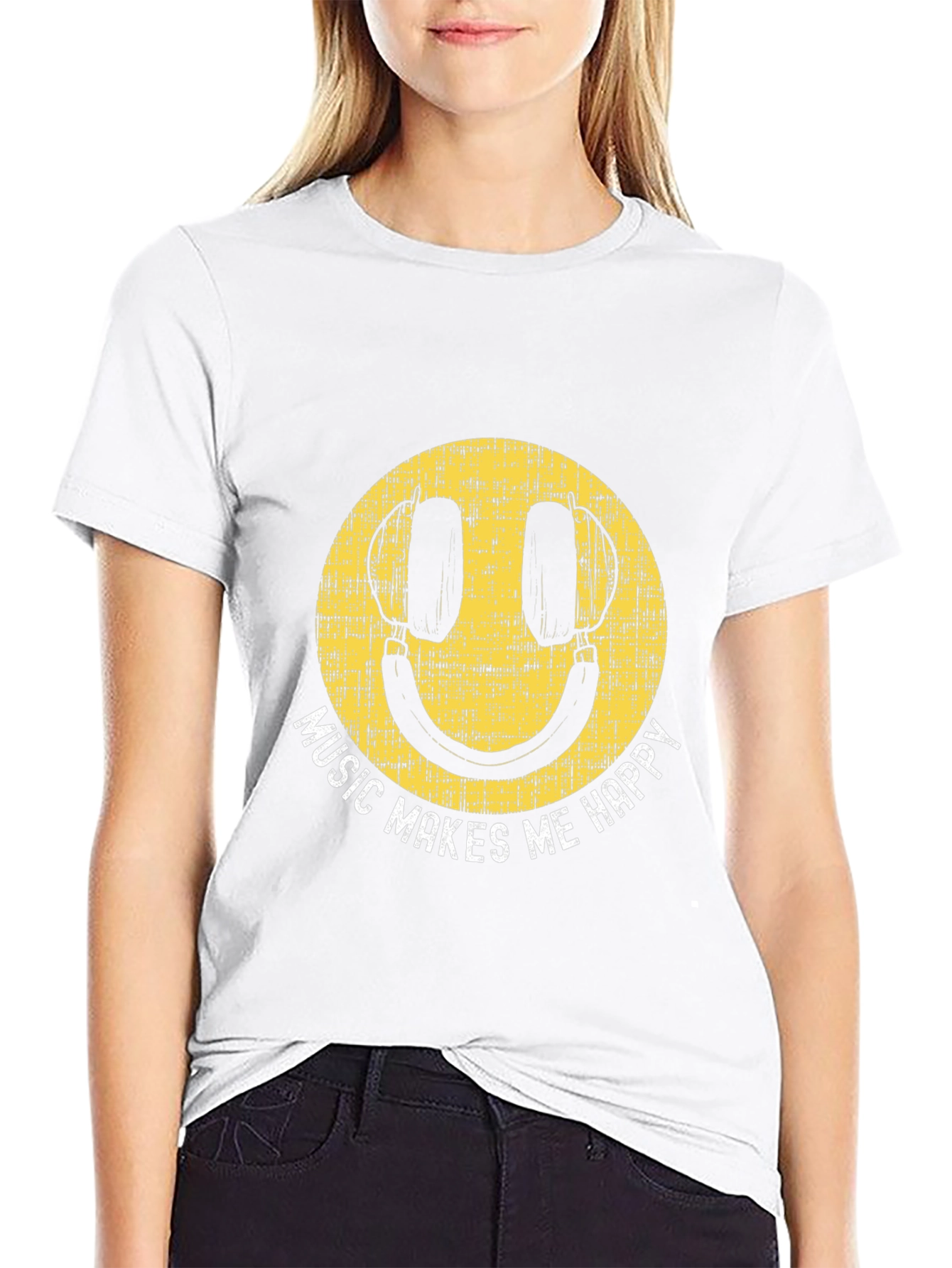 Music Makes Me Happy Graphic Tee
