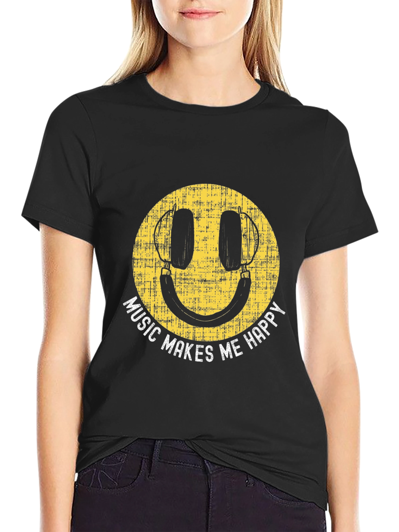 Music Makes Me Happy Graphic Tee
