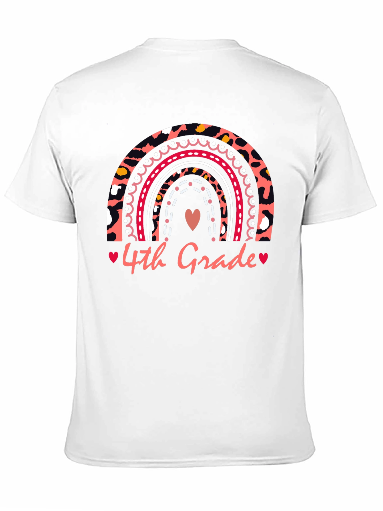 4th Grade Rainbow T-Shirt - Back to School Apparel
