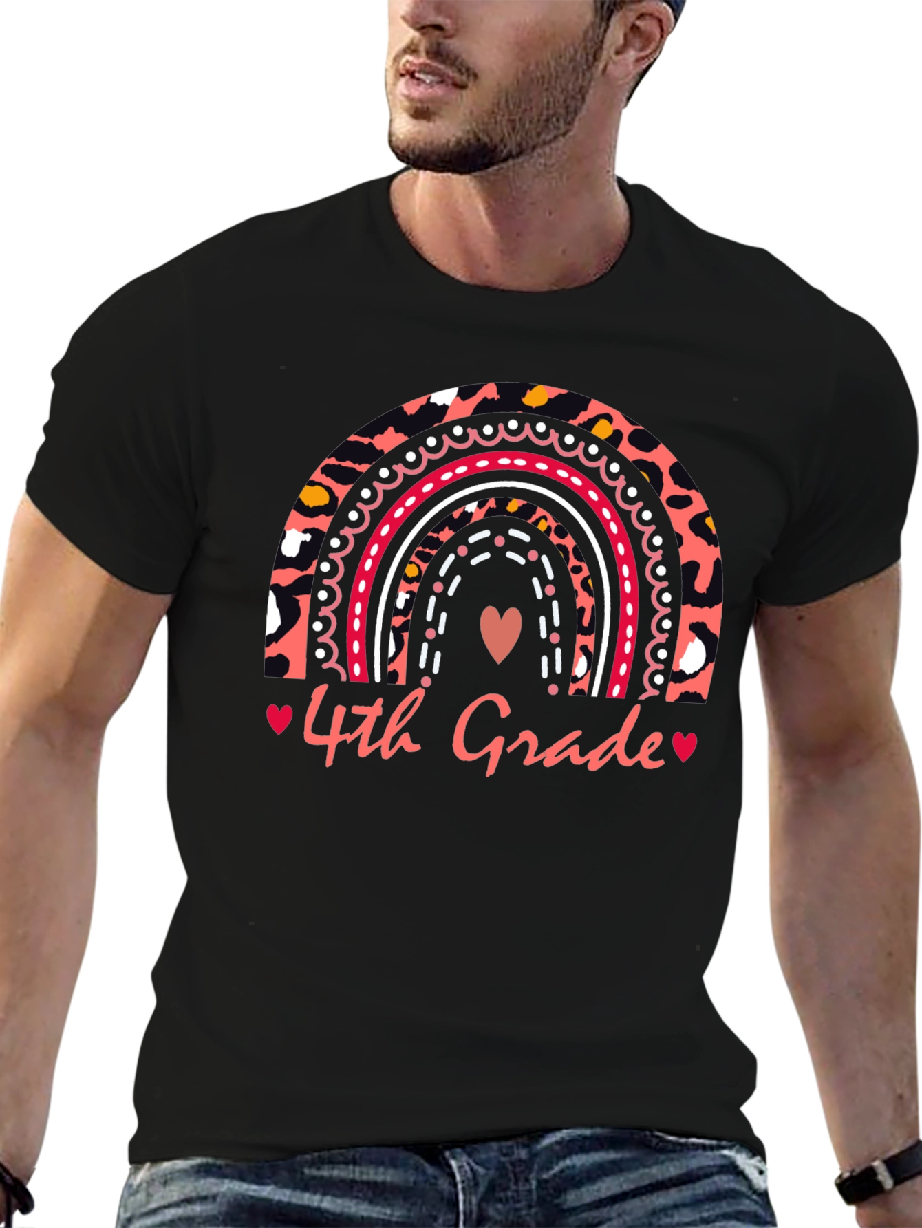4th Grade Rainbow T-Shirt - Back to School Apparel