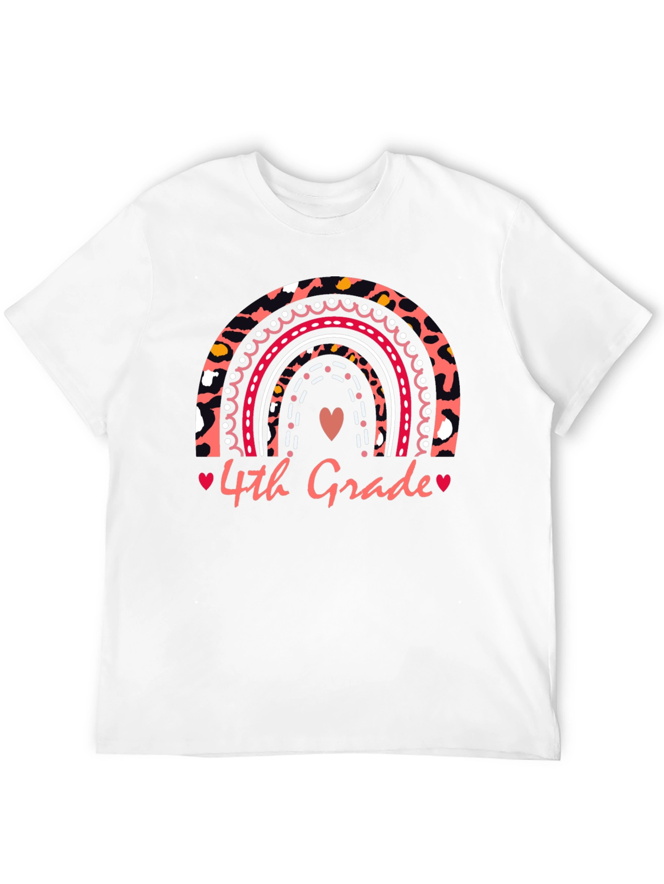 4th Grade Rainbow T-Shirt - Back to School Apparel
