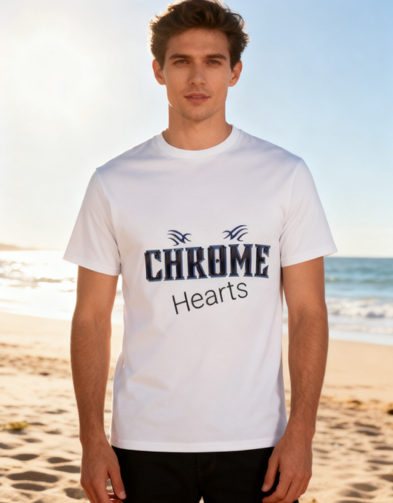 Chrome Hearts Graphic T-Shirt - 100% Cotton, Streetwear Essential for Casual & Urban Fashion Occasions