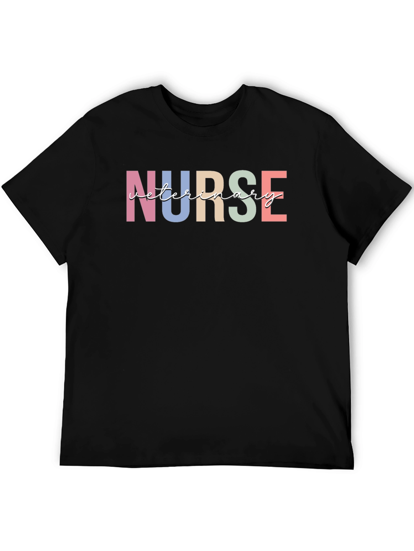 Veterinary Nurse T-Shirt - Unisex Black Tee