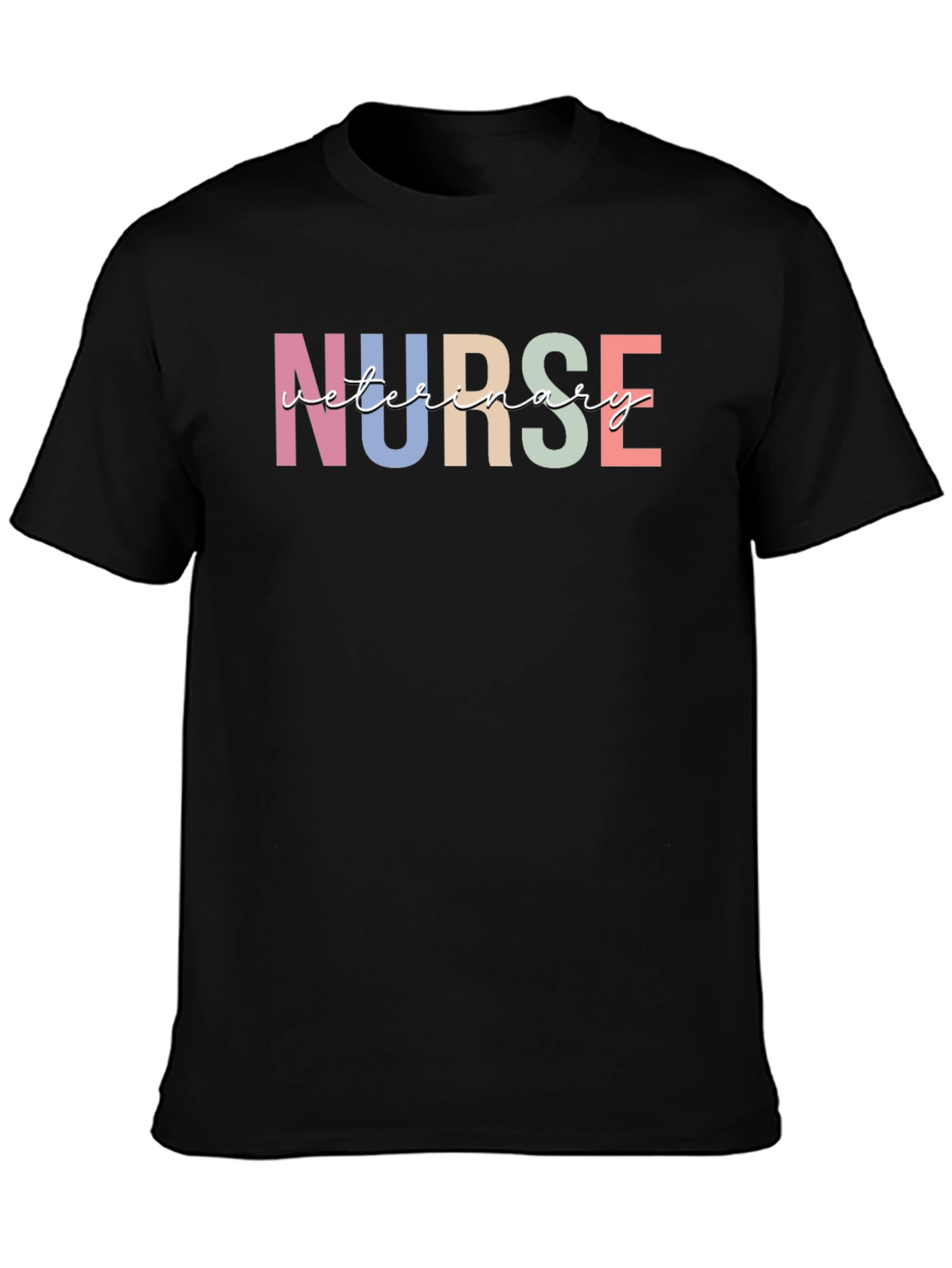 Veterinary Nurse T-Shirt - Unisex Black Tee