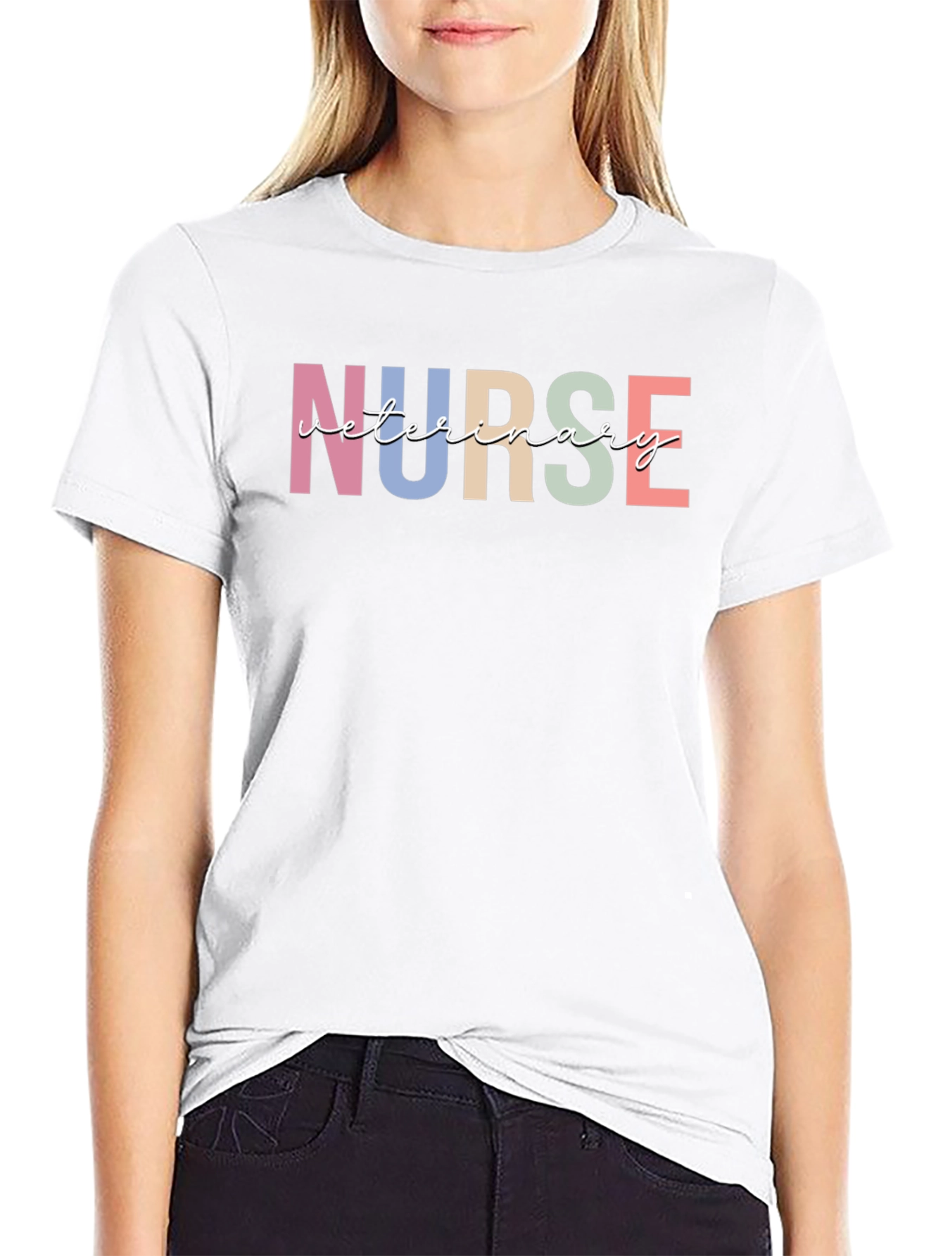 Veterinary Nurse T-Shirt - Unisex Black Tee