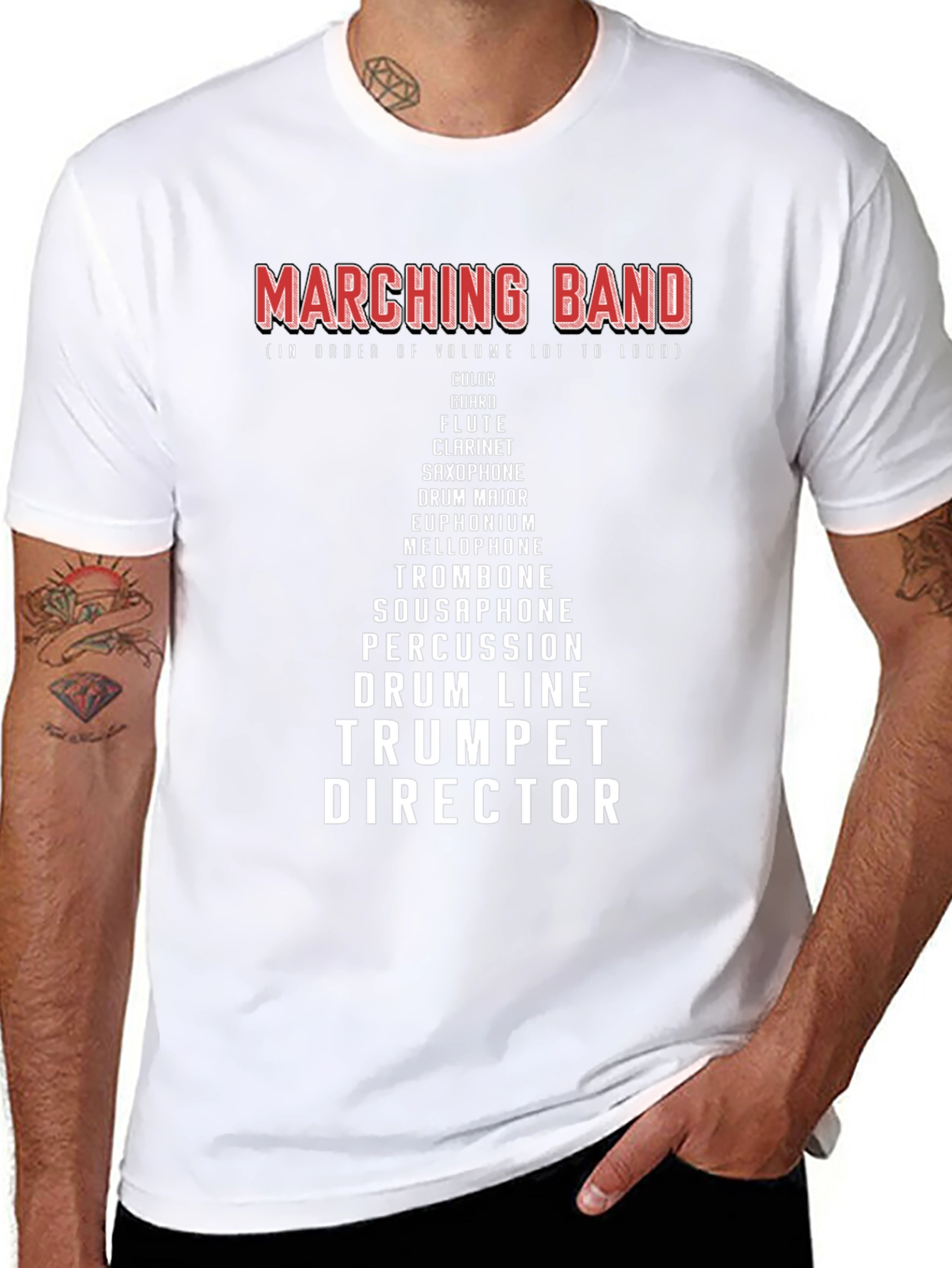 Marching Band Instrument Volume T-Shirt