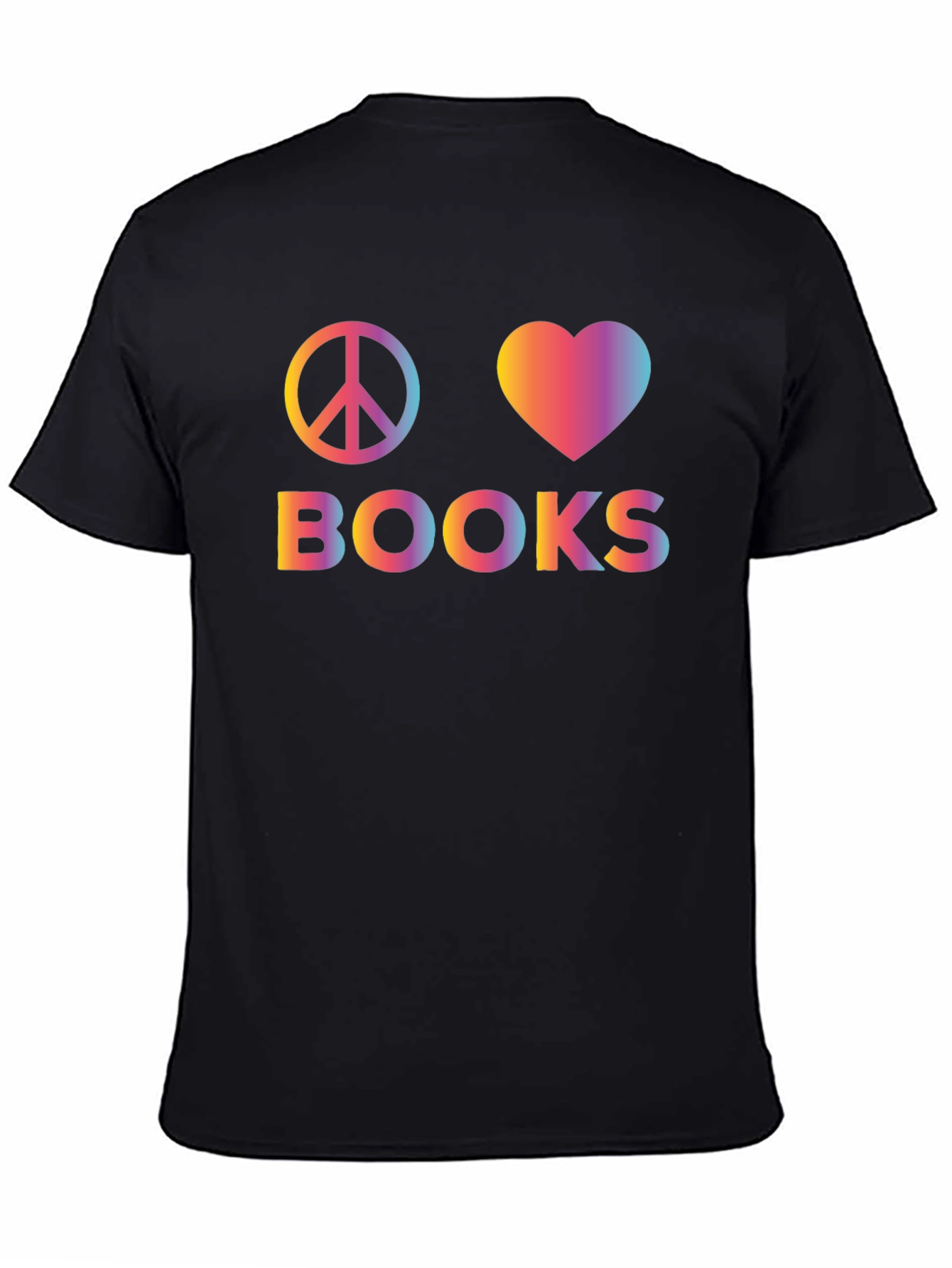 Peace Love Books Graphic T-Shirt