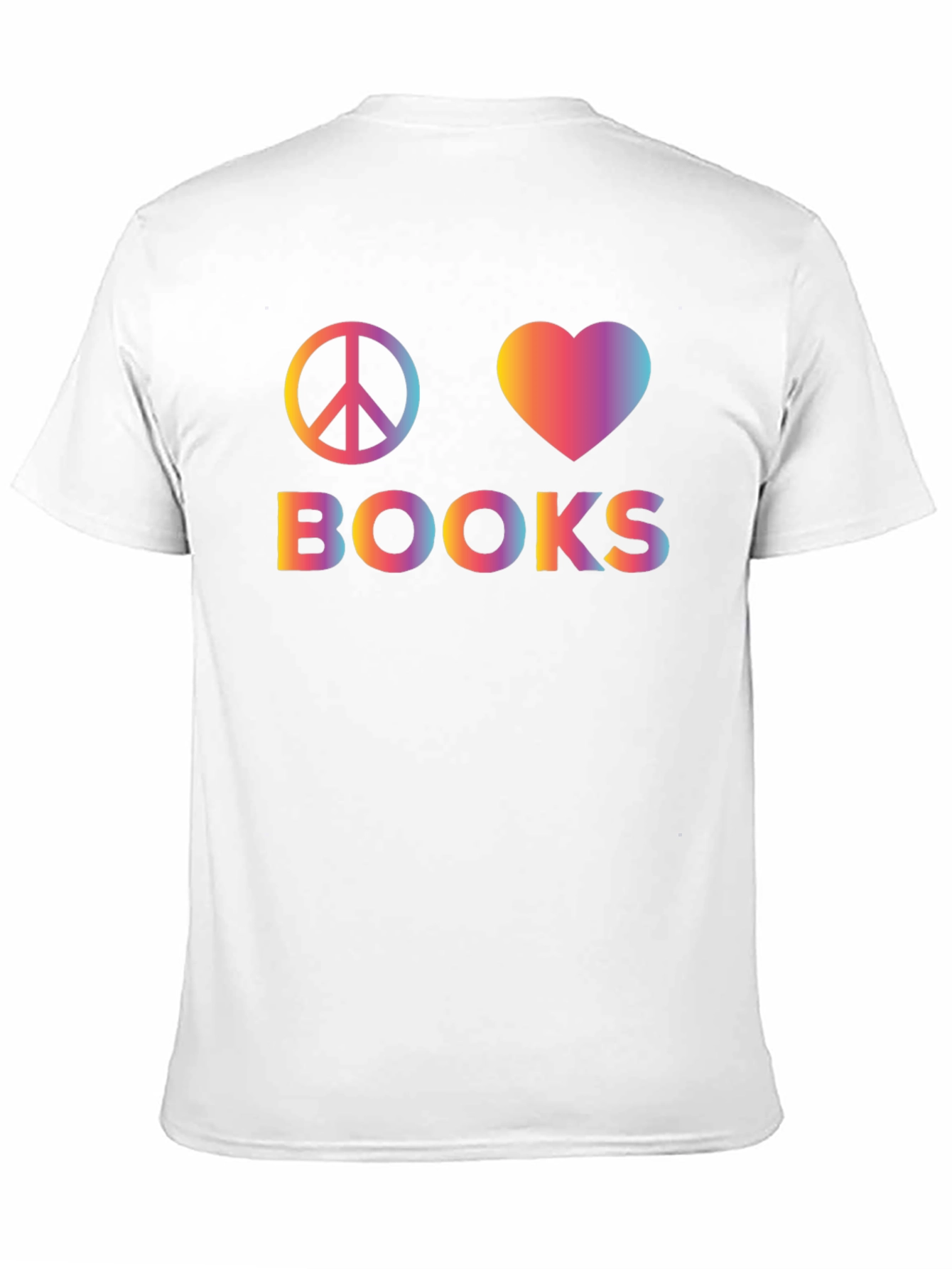Peace Love Books Graphic T-Shirt