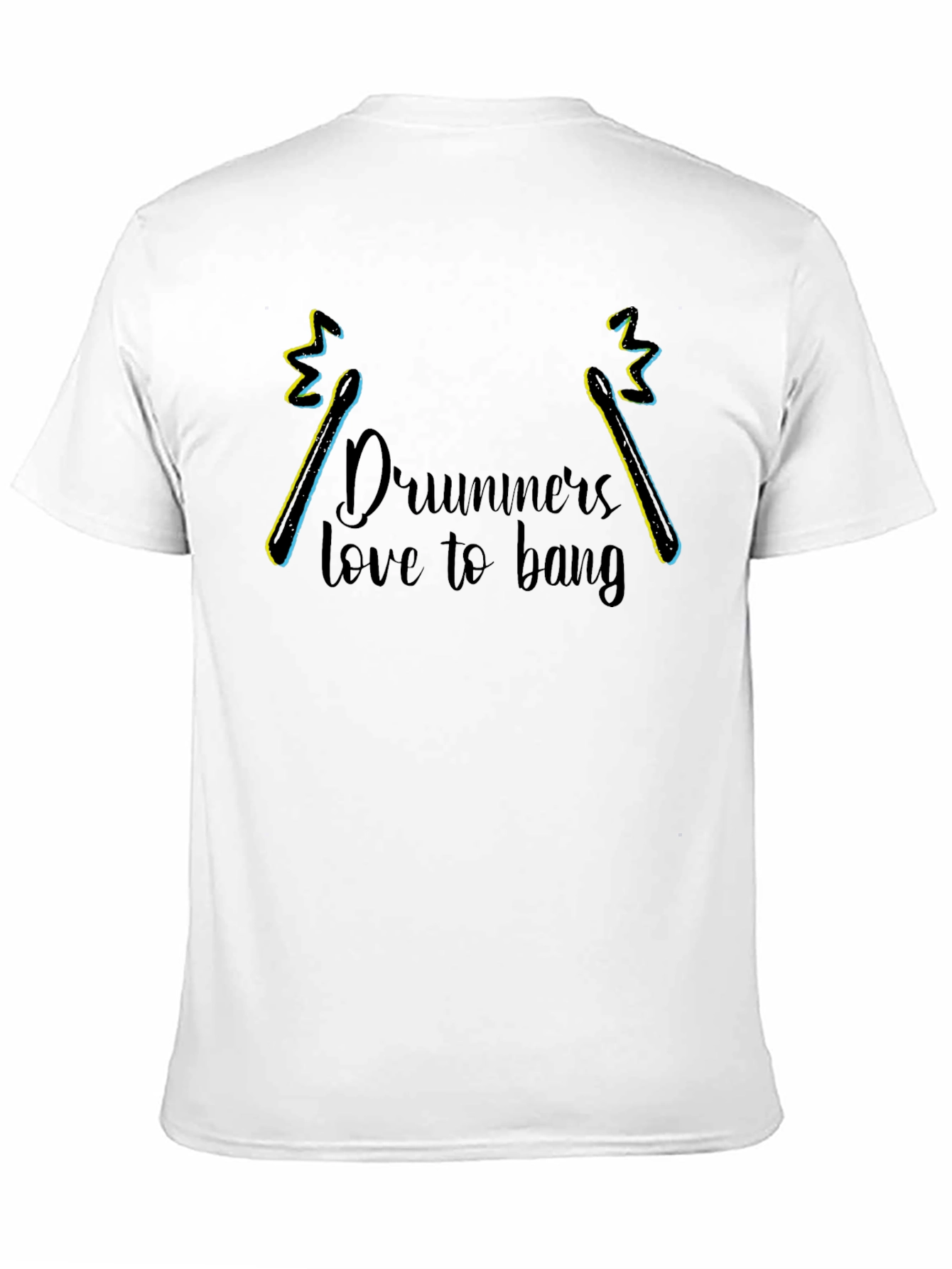 Drummers Love to Bang T-Shirt Black