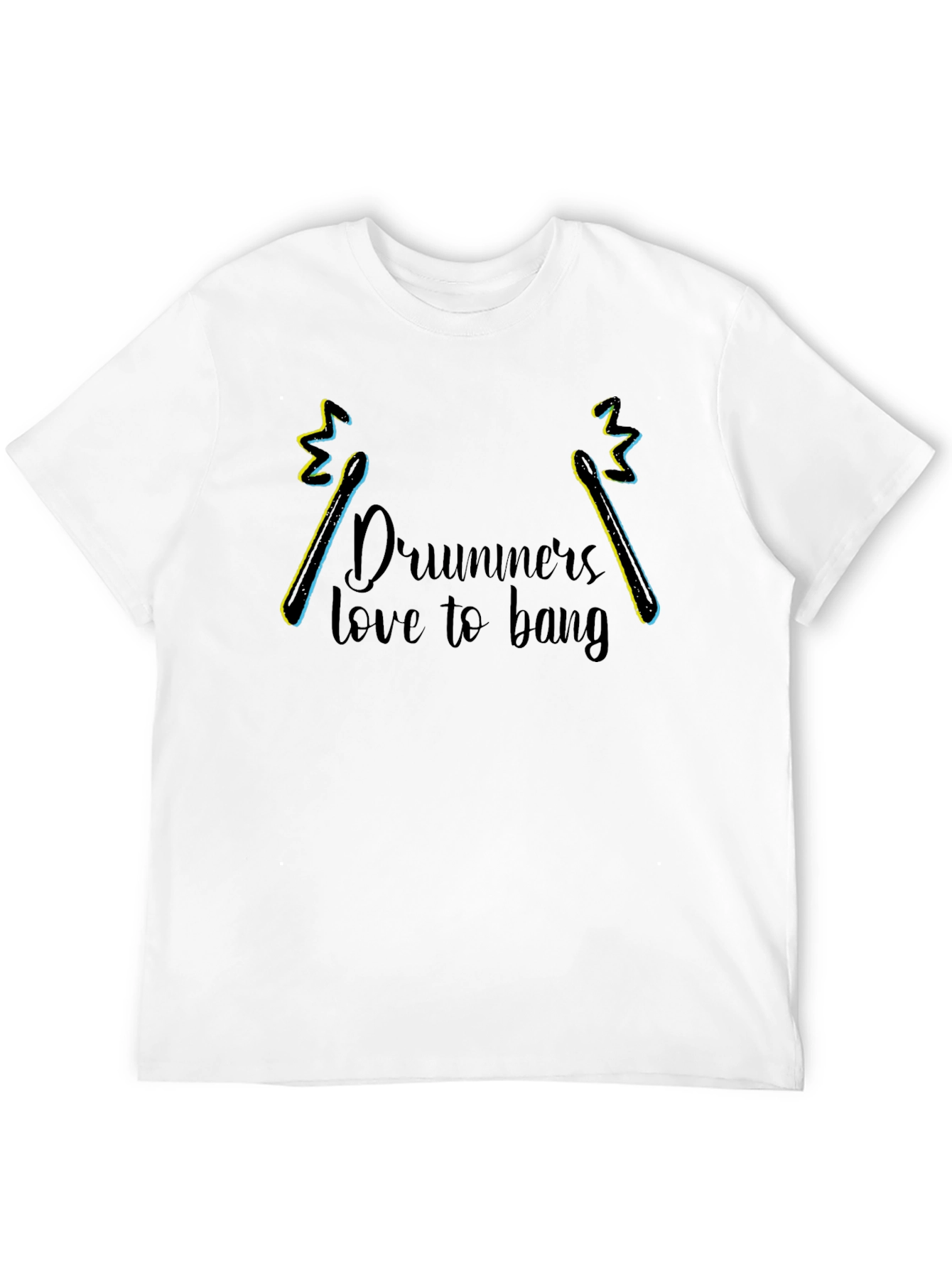 Drummers Love to Bang T-Shirt Black