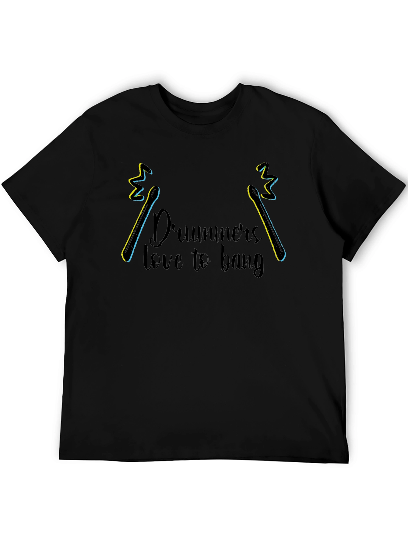 Drummers Love to Bang T-Shirt Black