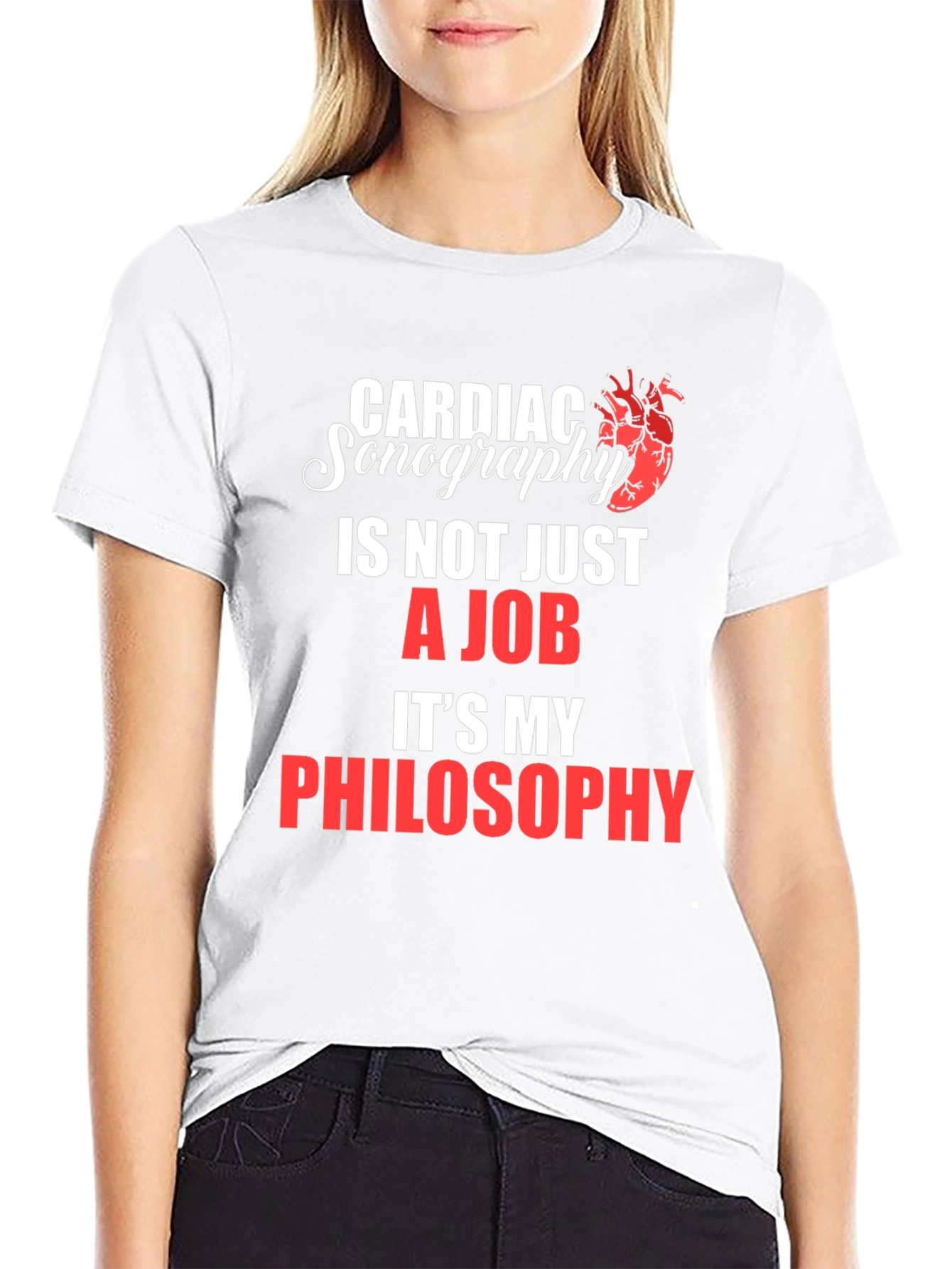 Cardiac Sonography Philosophy T-Shirt