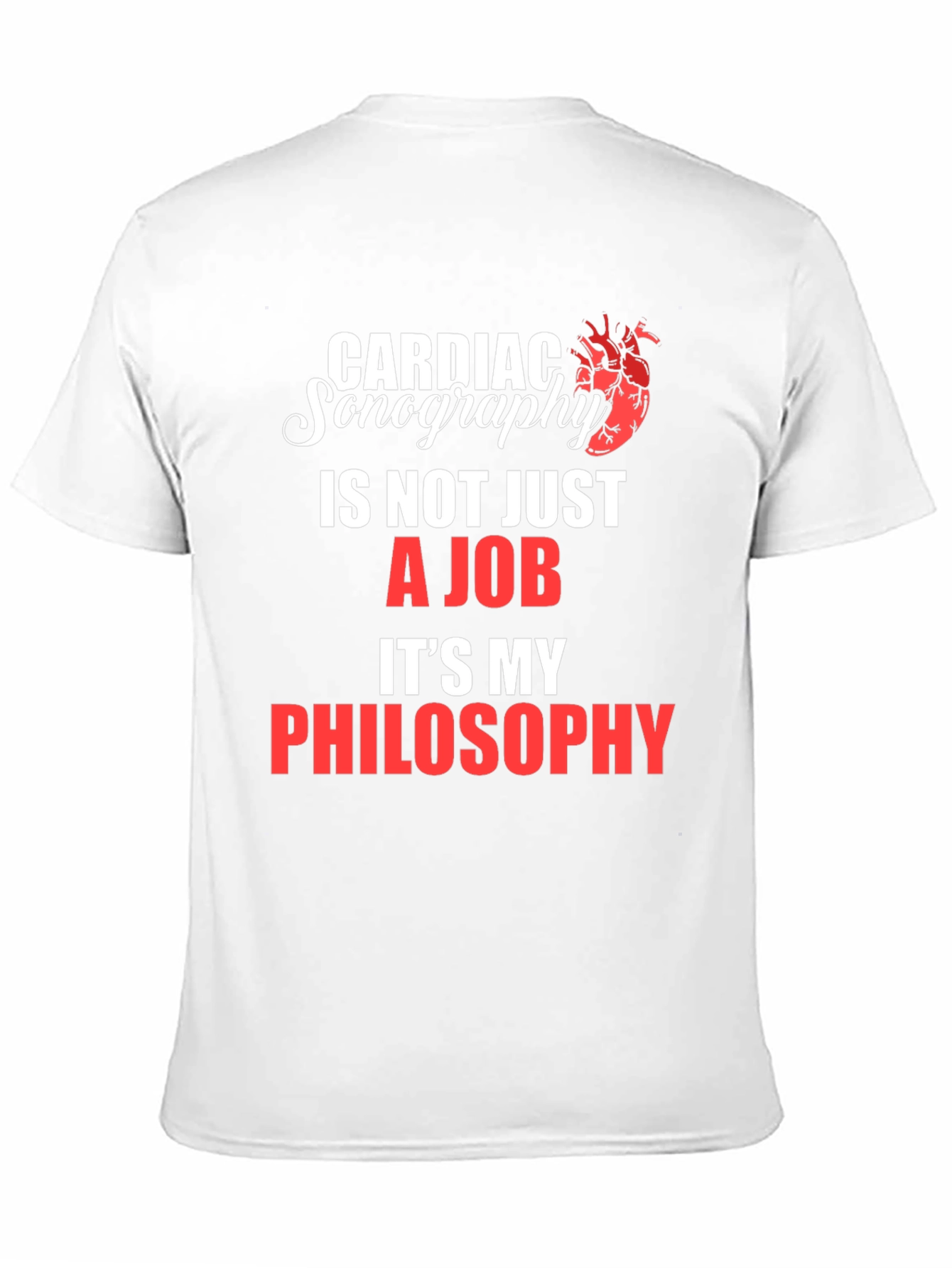 Cardiac Sonography Philosophy T-Shirt