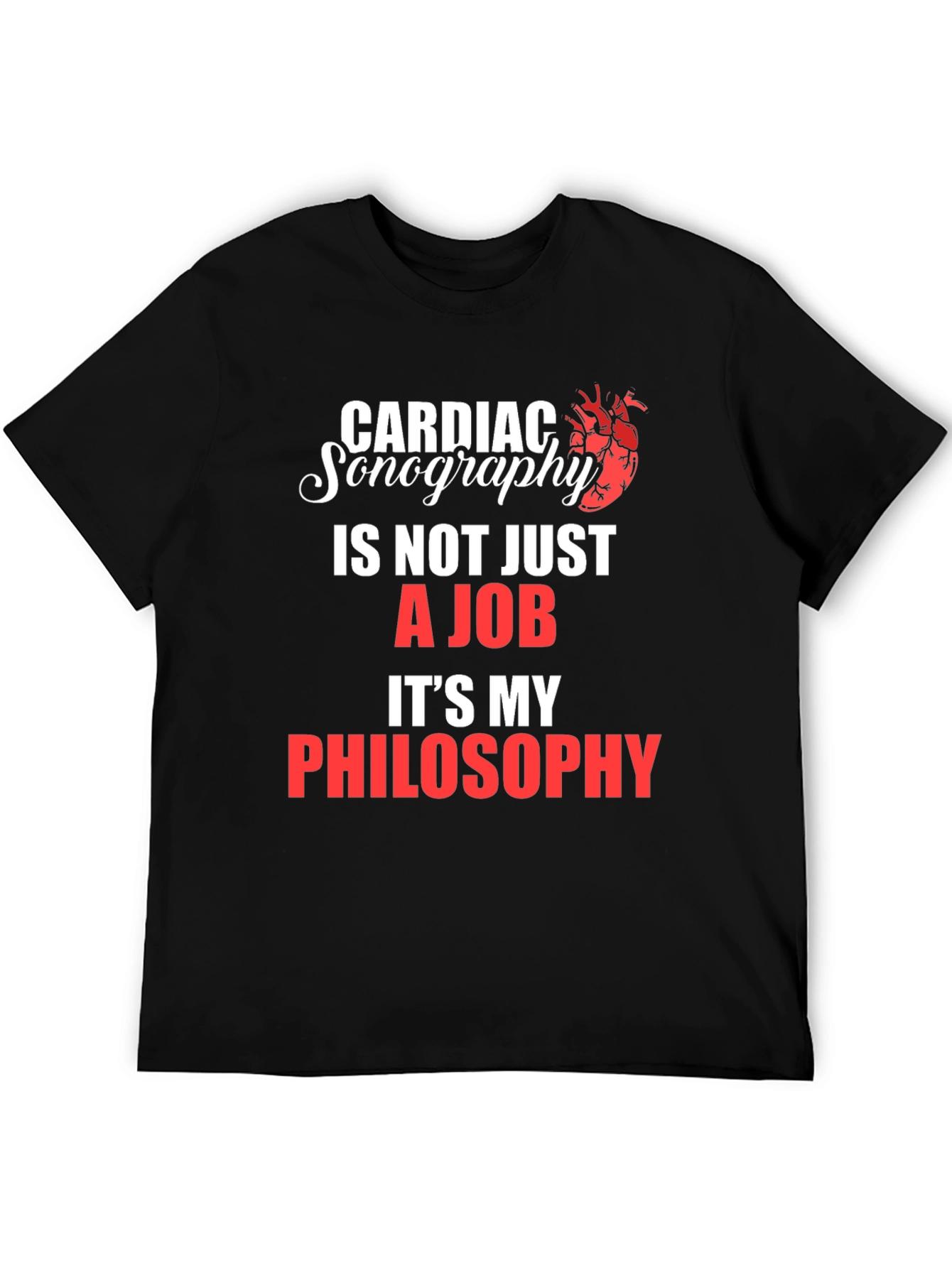 Cardiac Sonography Philosophy T-Shirt