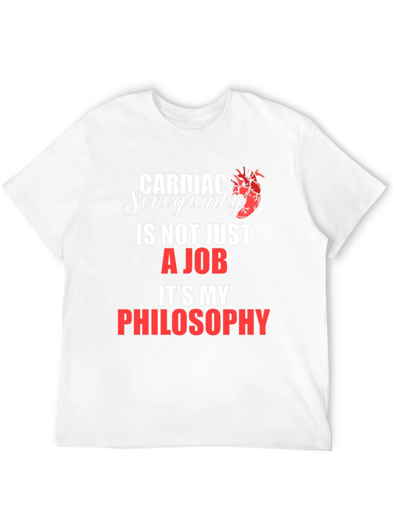 Cardiac Sonography Philosophy T-Shirt