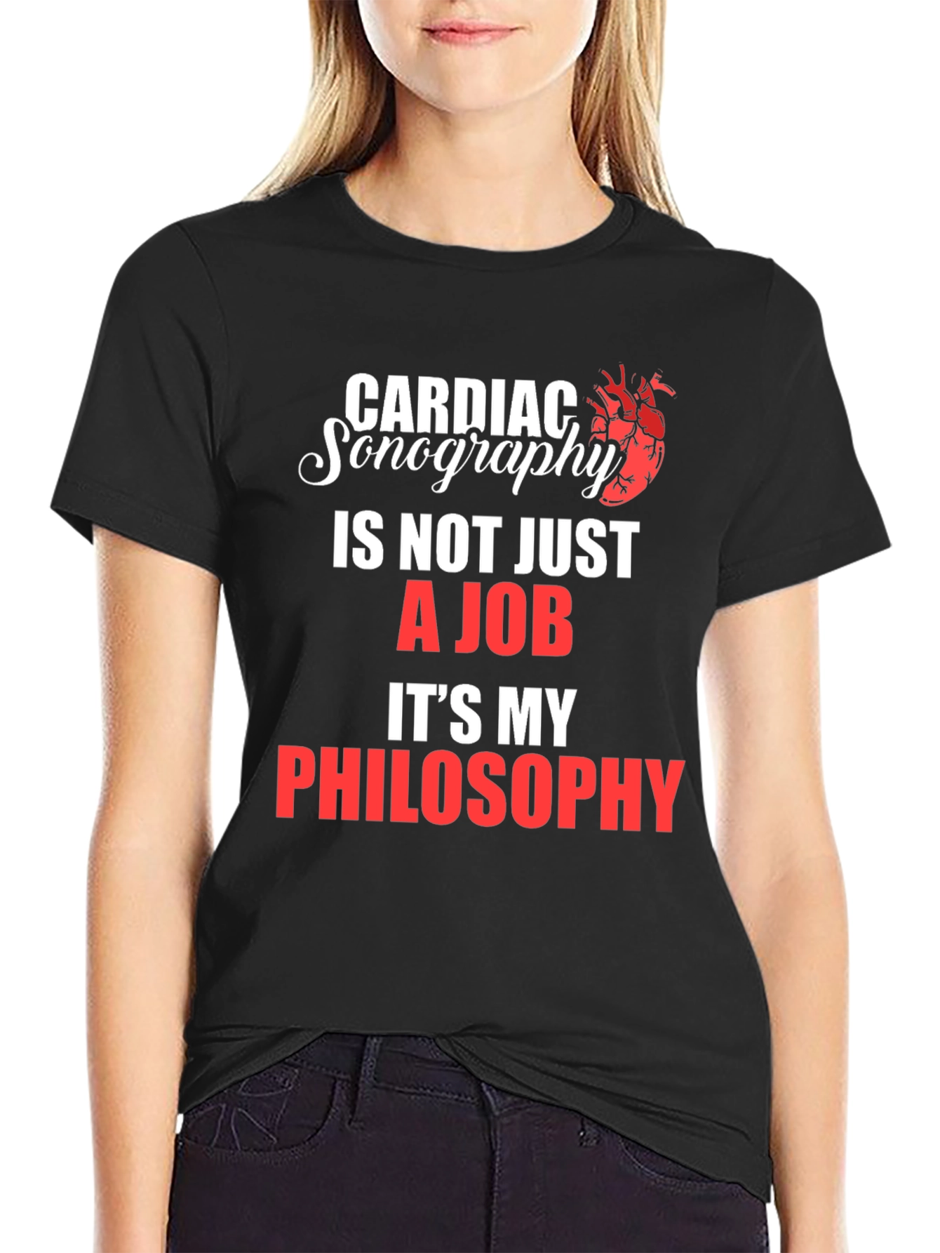 Cardiac Sonography Philosophy T-Shirt