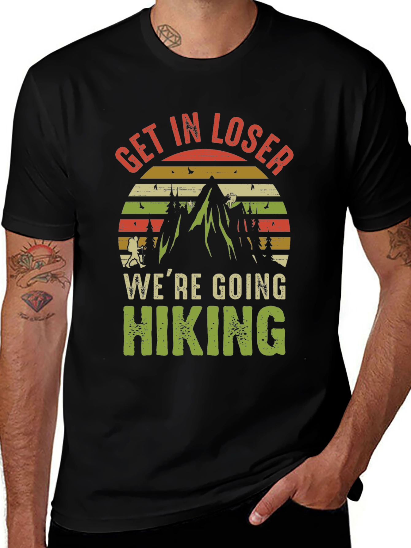Get In Loser Hiking Graphic Tee