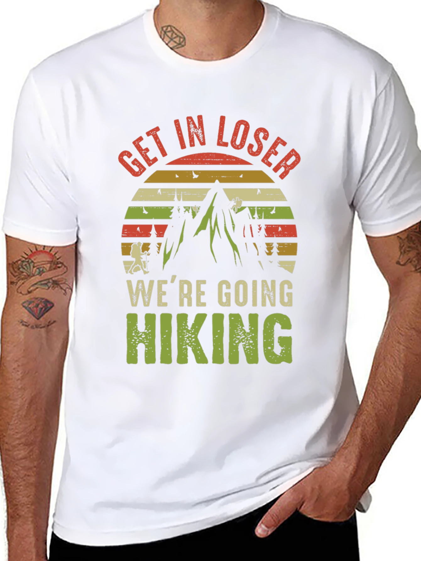 Get In Loser Hiking Graphic Tee