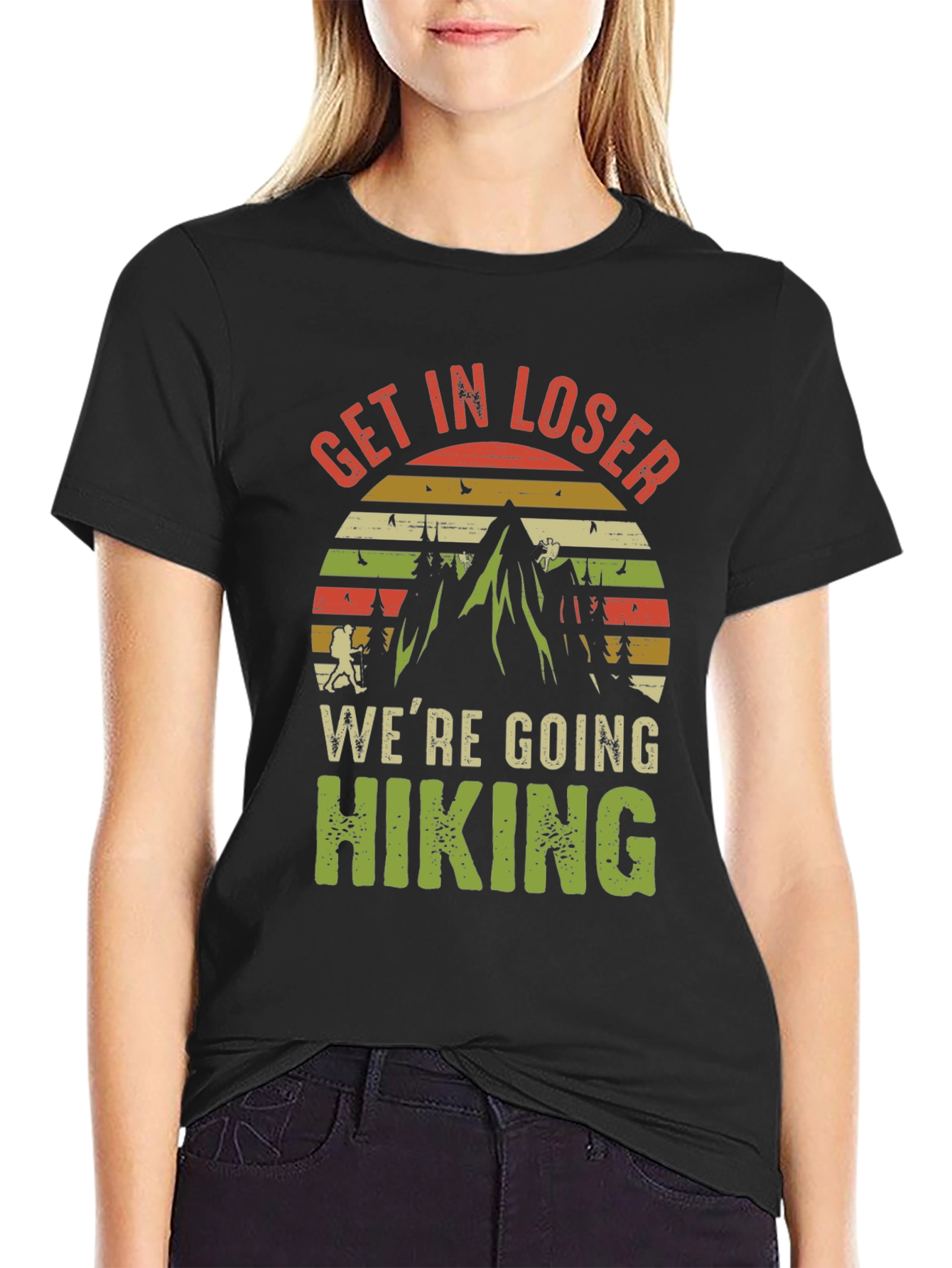 Get In Loser Hiking Graphic Tee