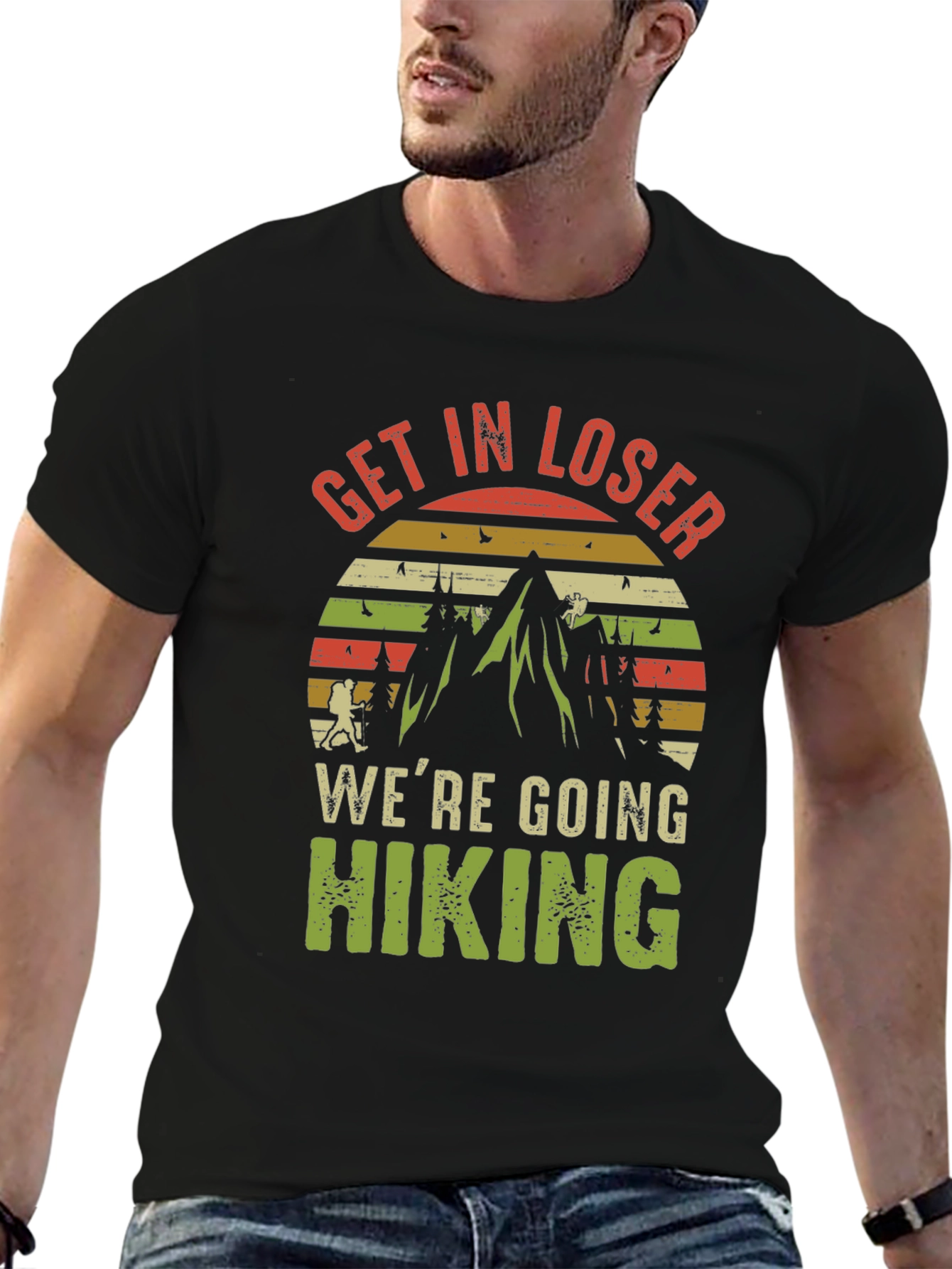 Get In Loser Hiking Graphic Tee