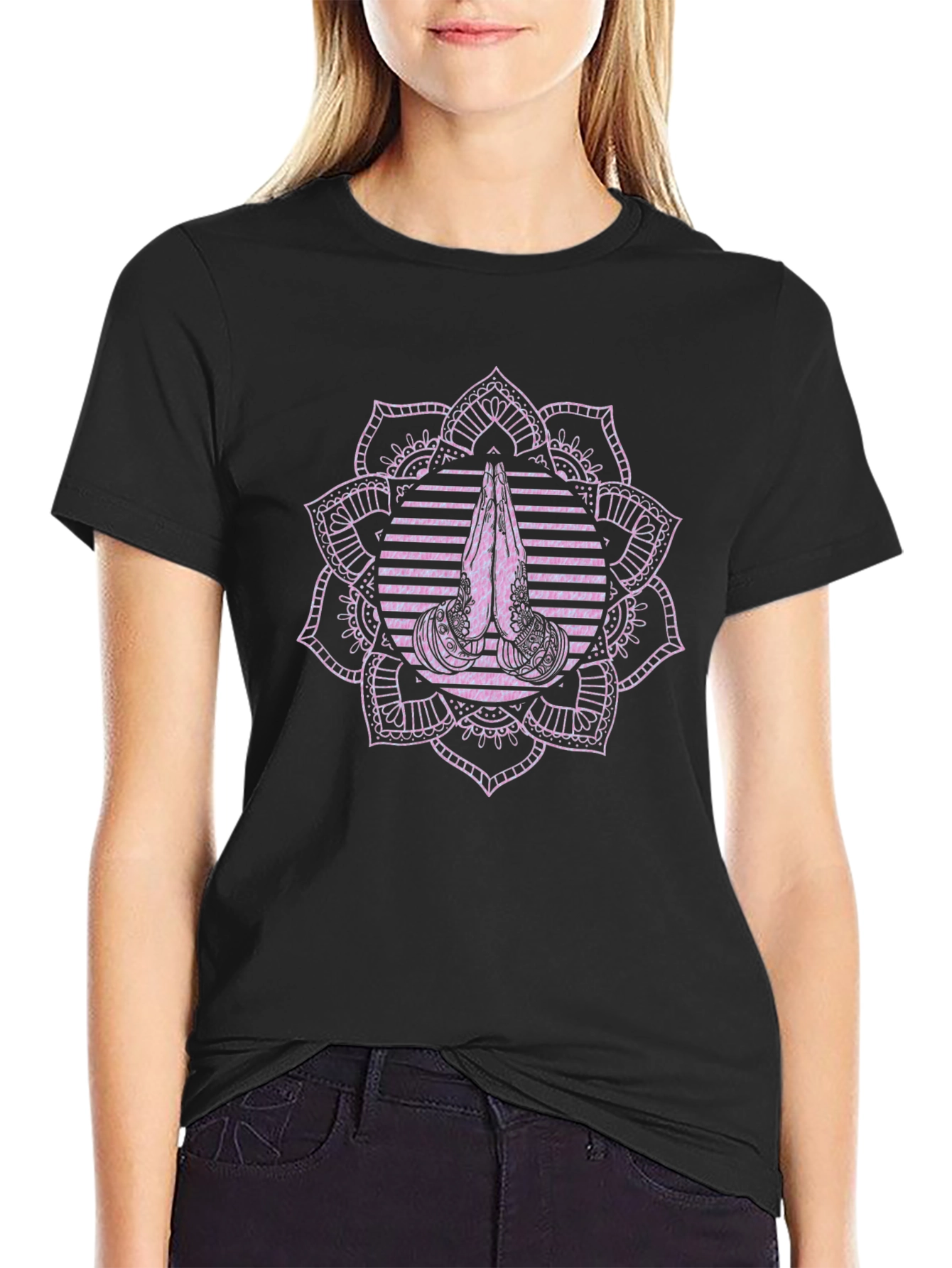 Namaste Mandala T-Shirt - Spiritual Graphic Tee