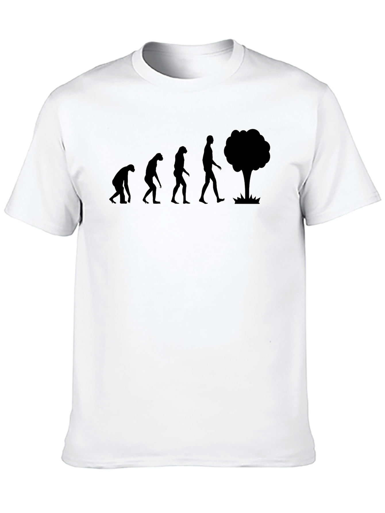 Evolution Funny Humor Mens Black T-Shirt