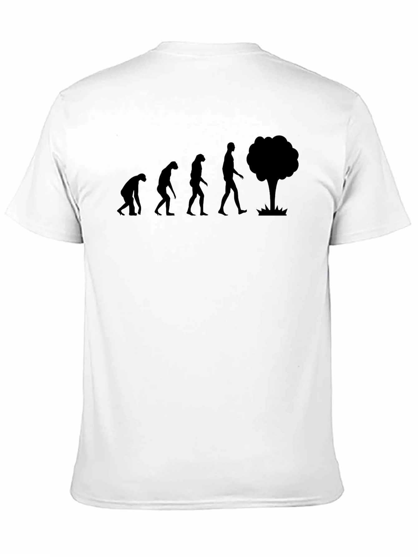 Evolution Funny Humor Mens Black T-Shirt