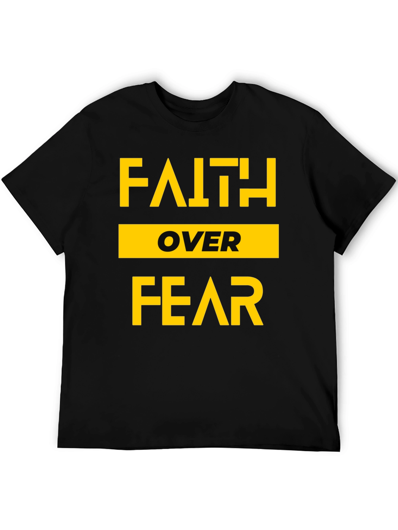 Faith Over Fear T-Shirt - Inspirational Graphic Tee