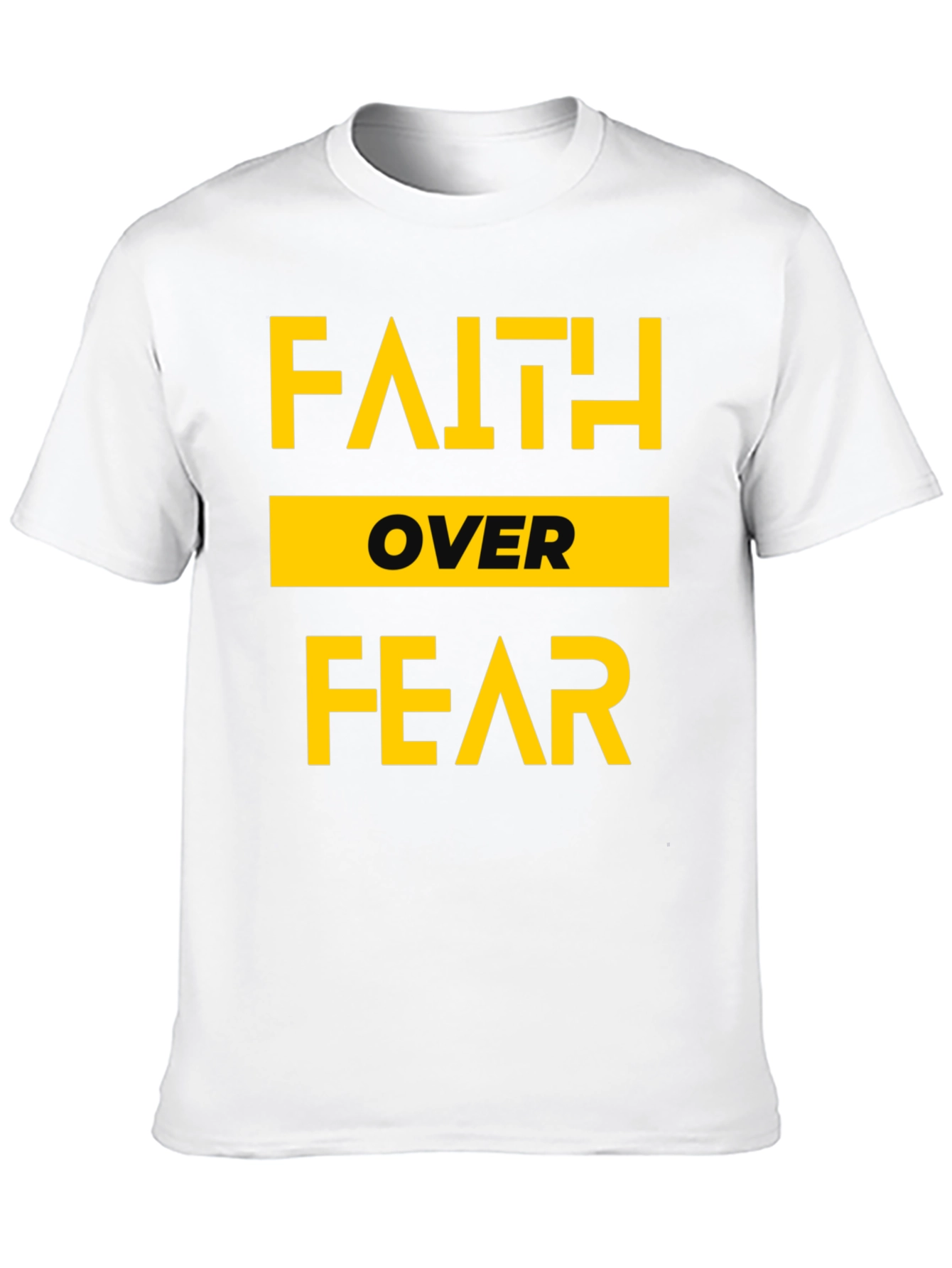 Faith Over Fear T-Shirt - Inspirational Graphic Tee