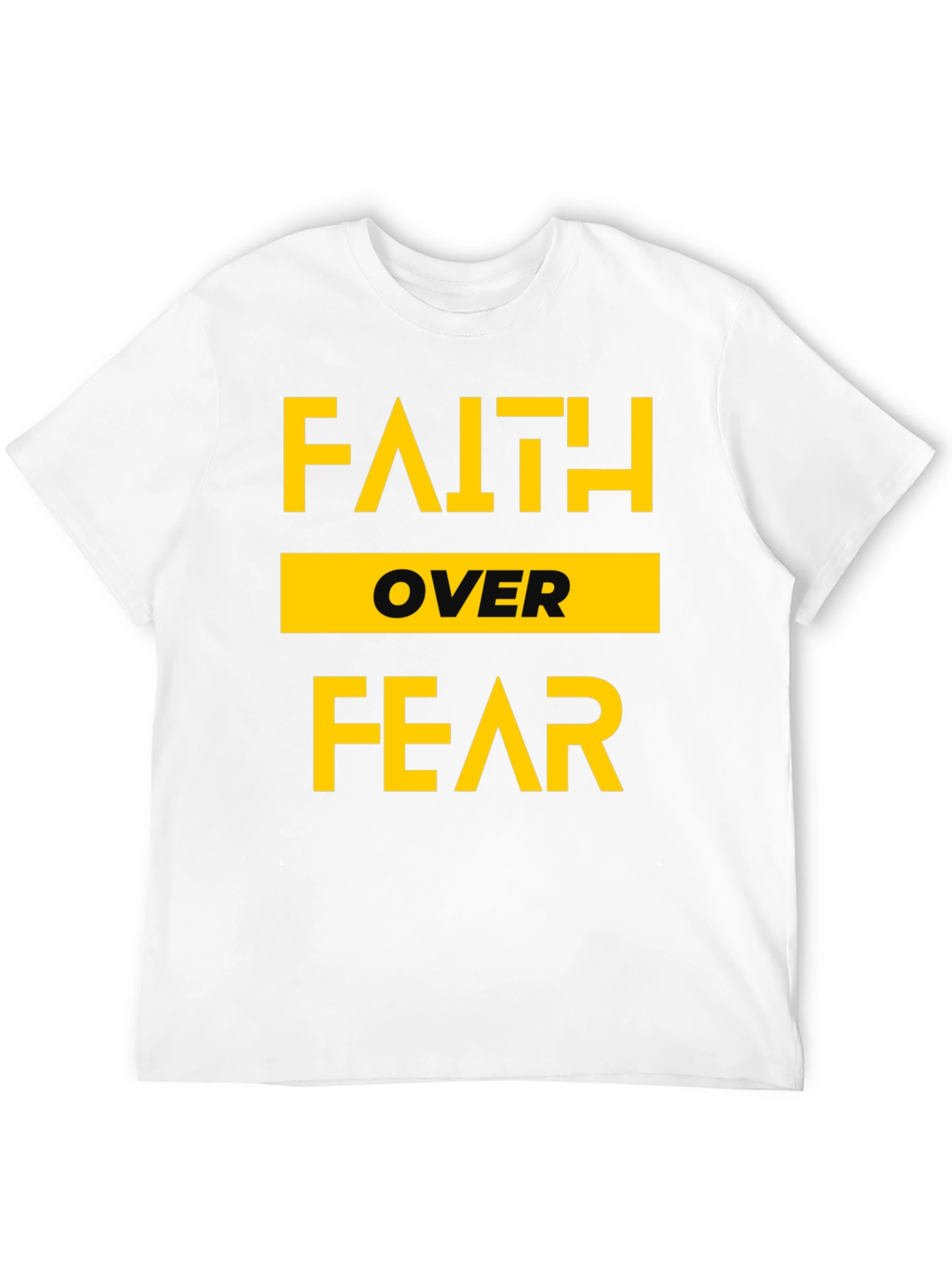 Faith Over Fear T-Shirt - Inspirational Graphic Tee