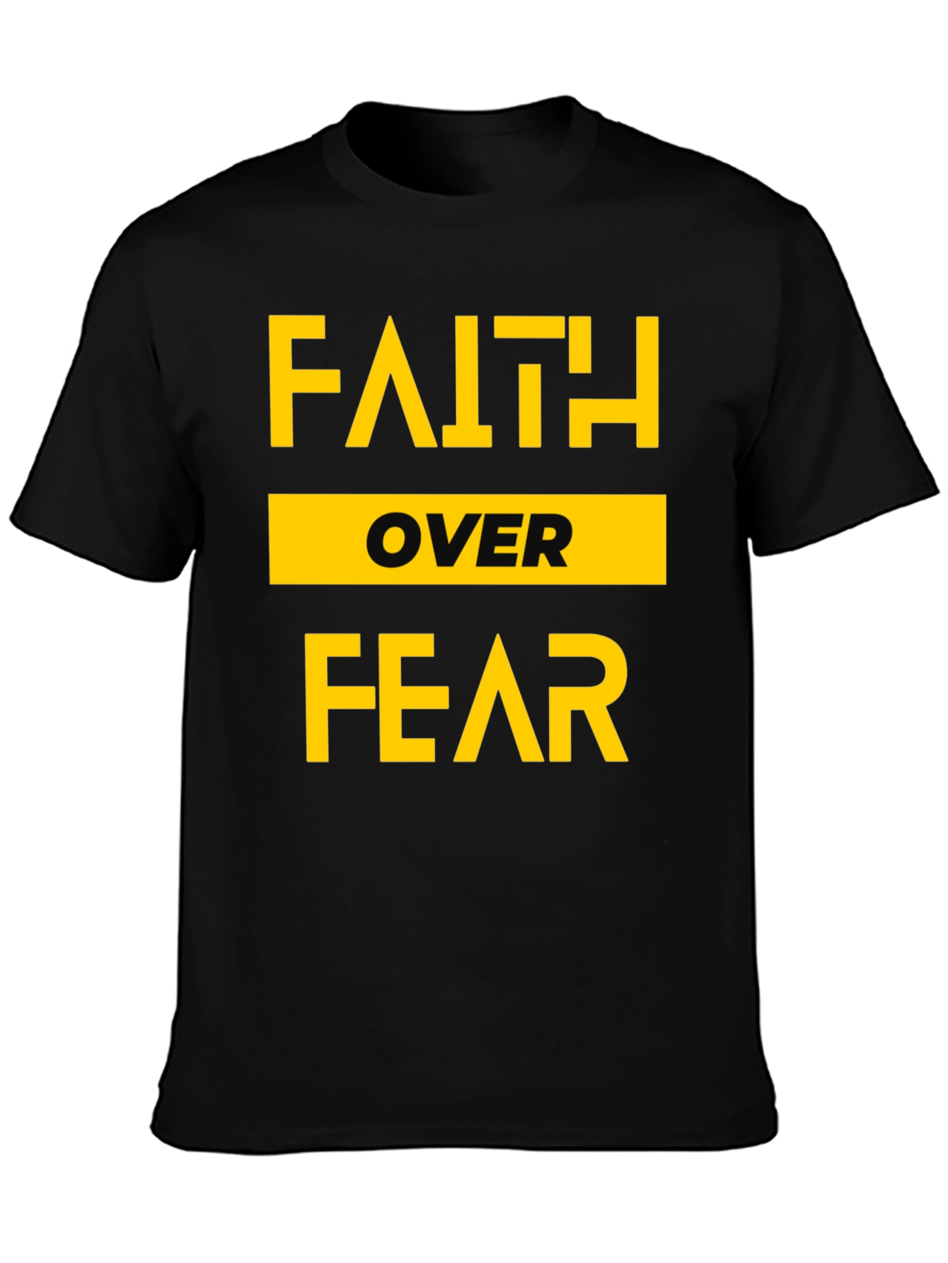 Faith Over Fear T-Shirt - Inspirational Graphic Tee