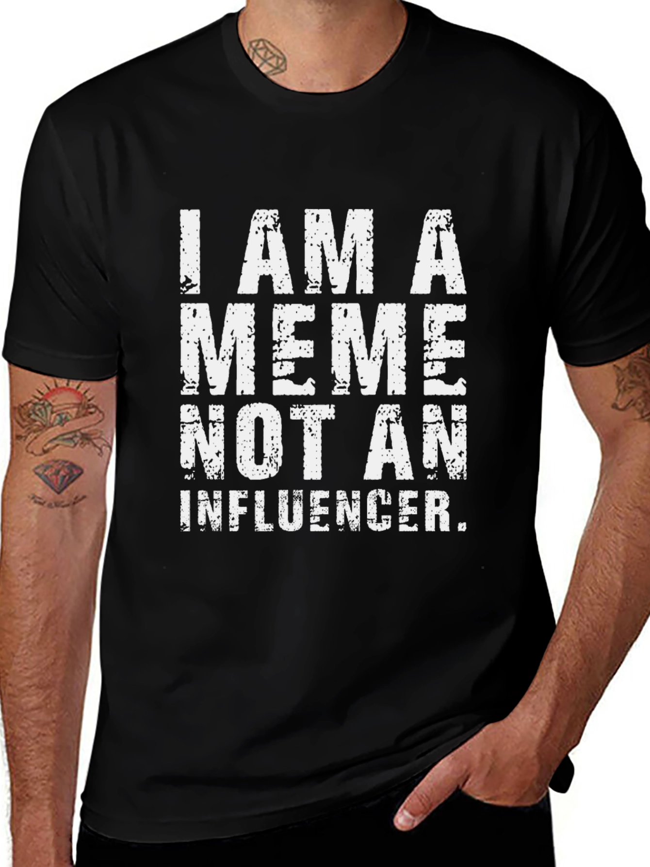 Meme Not Influencer Graphic Tee
